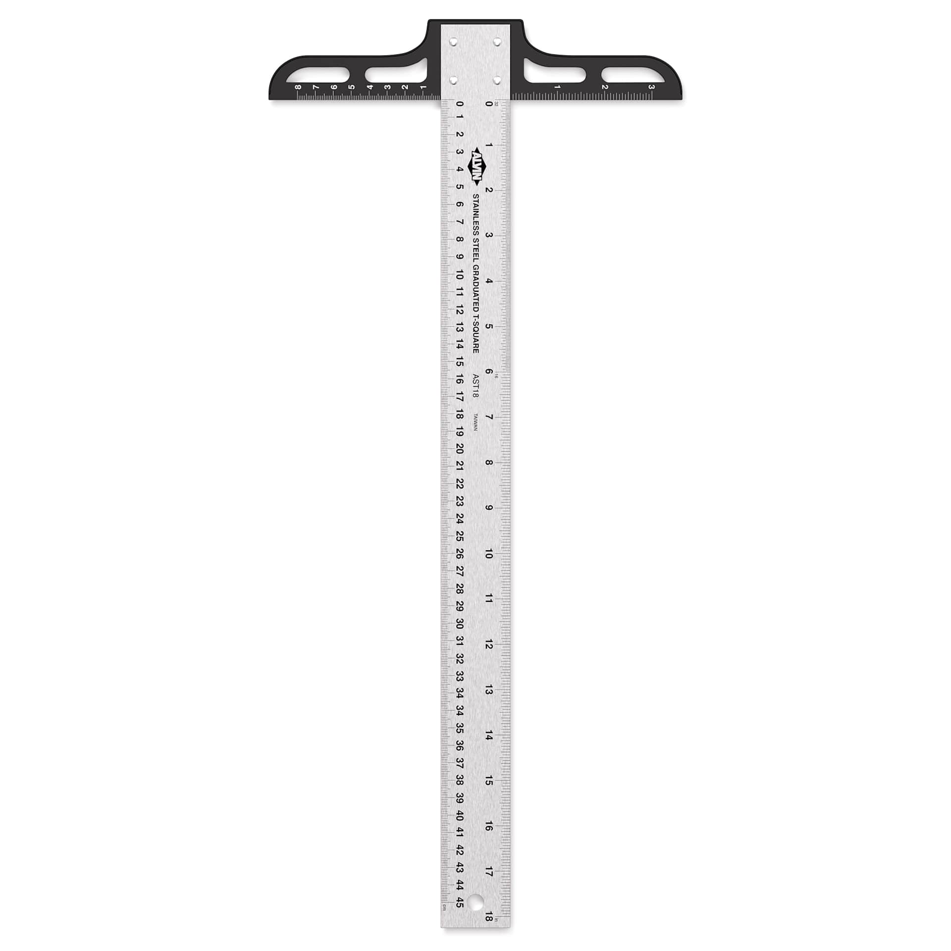 Alvin Stainless Steel Graduated T-Square - 18"