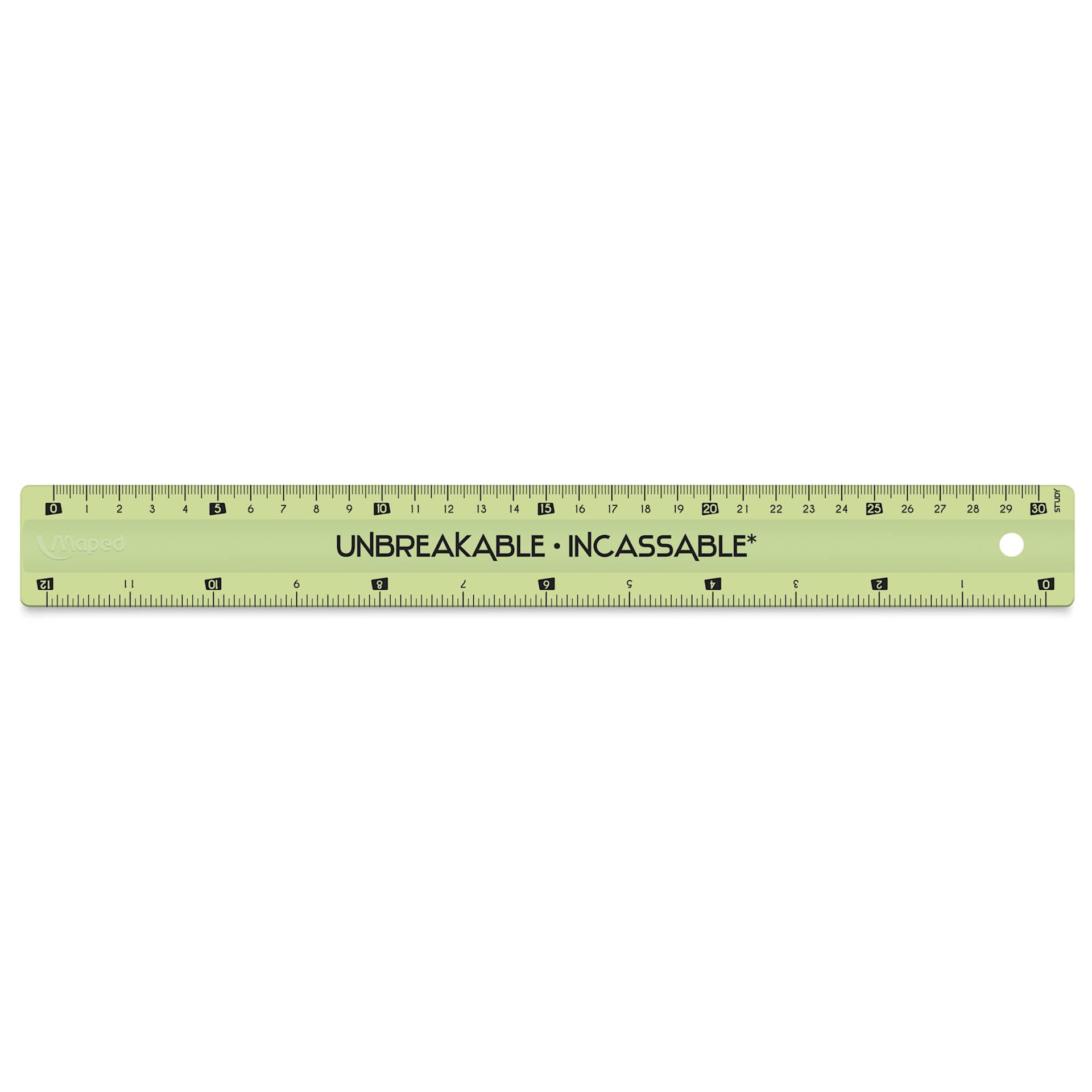 Maped Unbreakable Ruler, green
