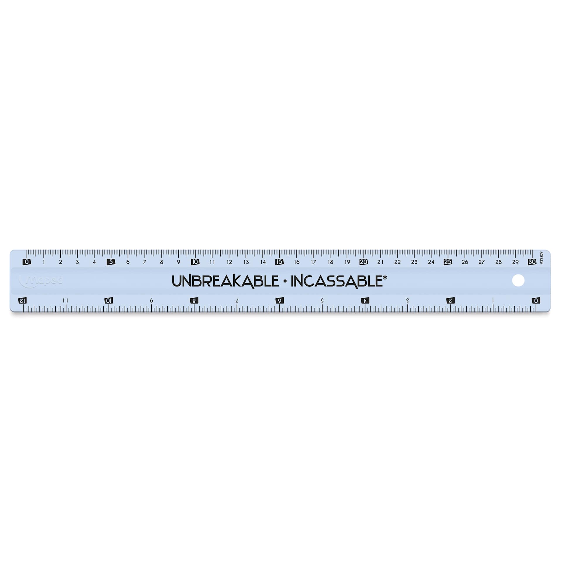 Maped Unbreakable Ruler, white