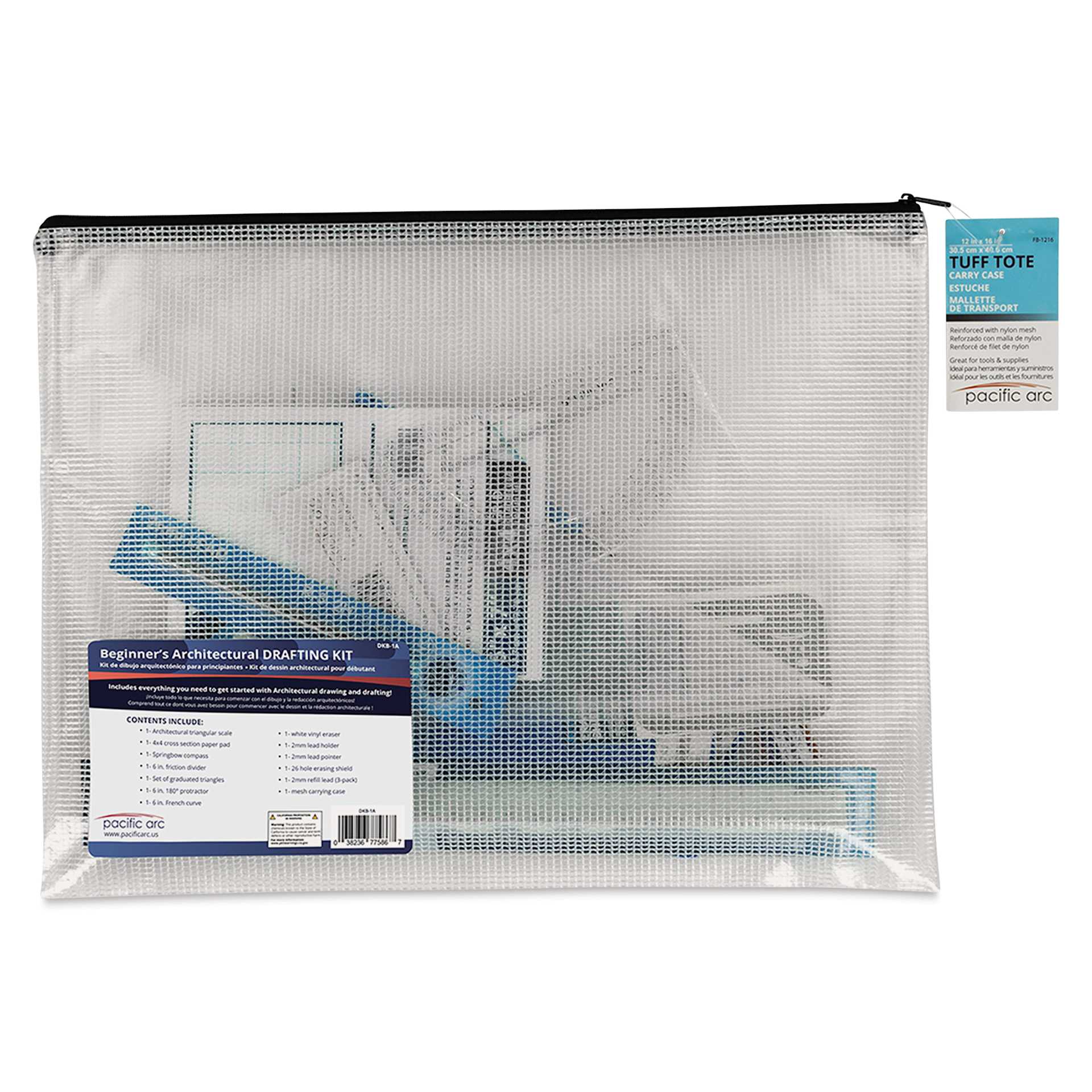 Pacific Arc Beginner's Drafting Kit - Architect (front of packaging) 