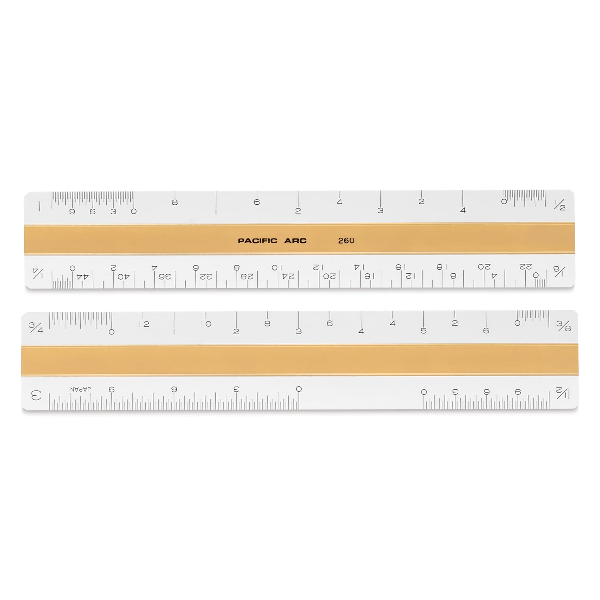 Pacific Arc Premium Flat Scale - 6", Architect Pacific Arc Premium Flat Scale - 6", Architect