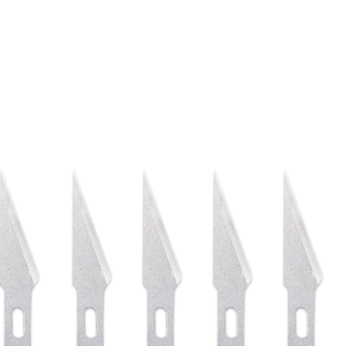 Excel Blades Hobby Blades - #11, Stainless Steel, Bulk Package, 100 Blades - five blades