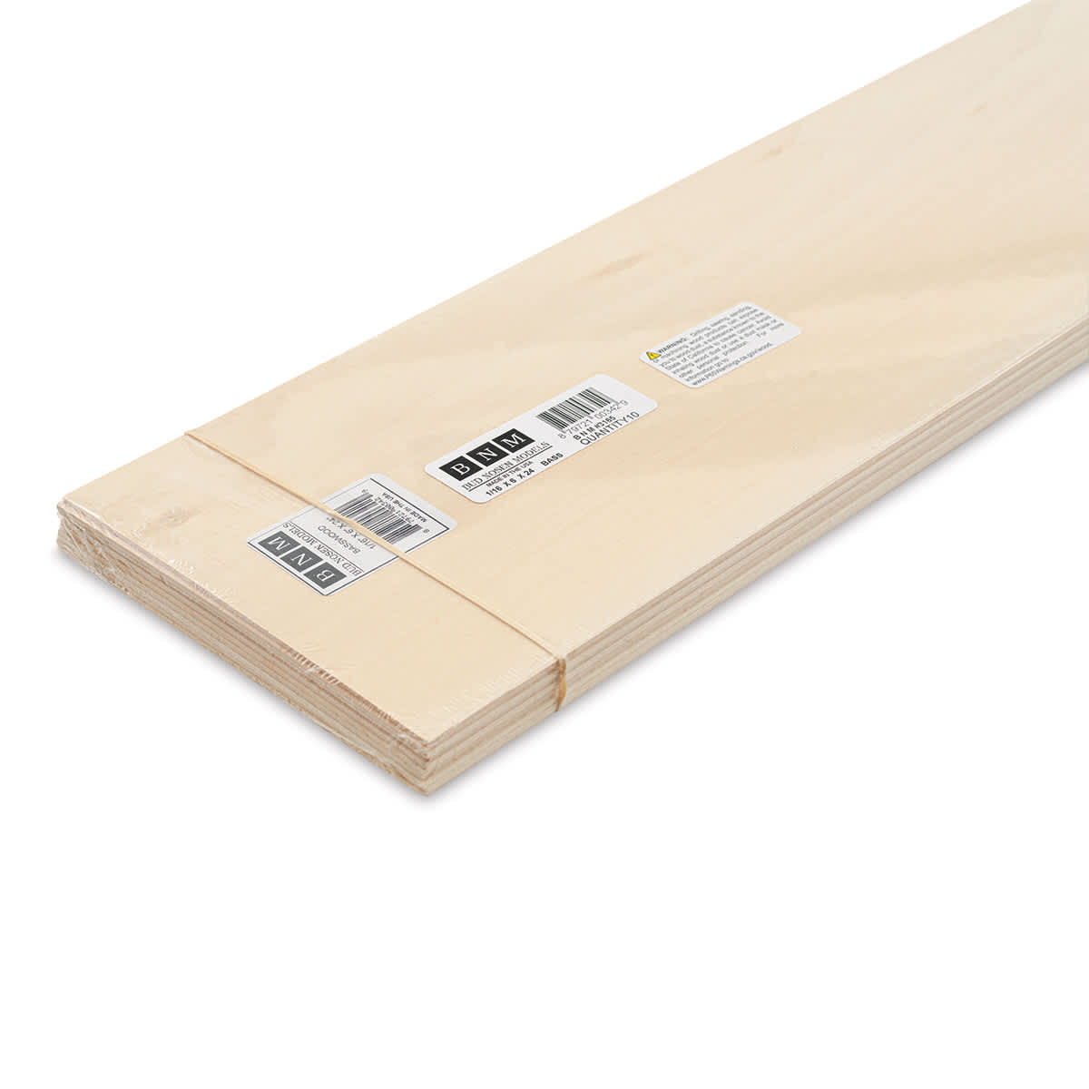 Bud Nosen Basswood Sheets - 1/16" x 6" x 24", 10 Sheets - close-up