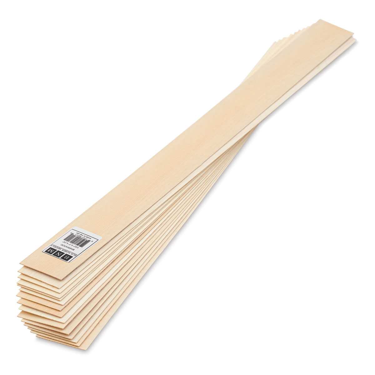 Bud Nosen Basswood Sheets - 1/32" x 2" x 24", 15 Sheets