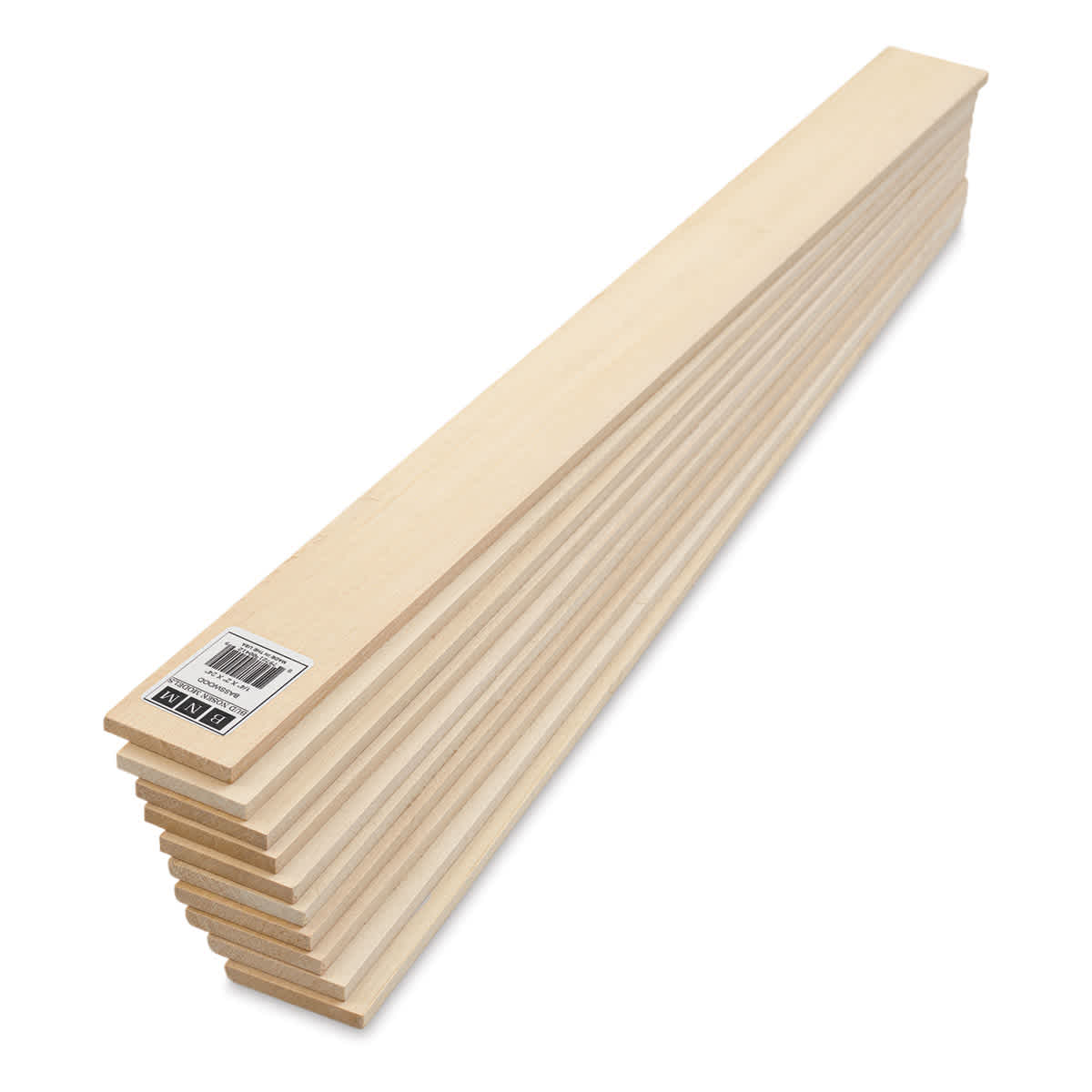 Bud Nosen Basswood Sheets - 1/4" x 2" x 24", 10 Sheets