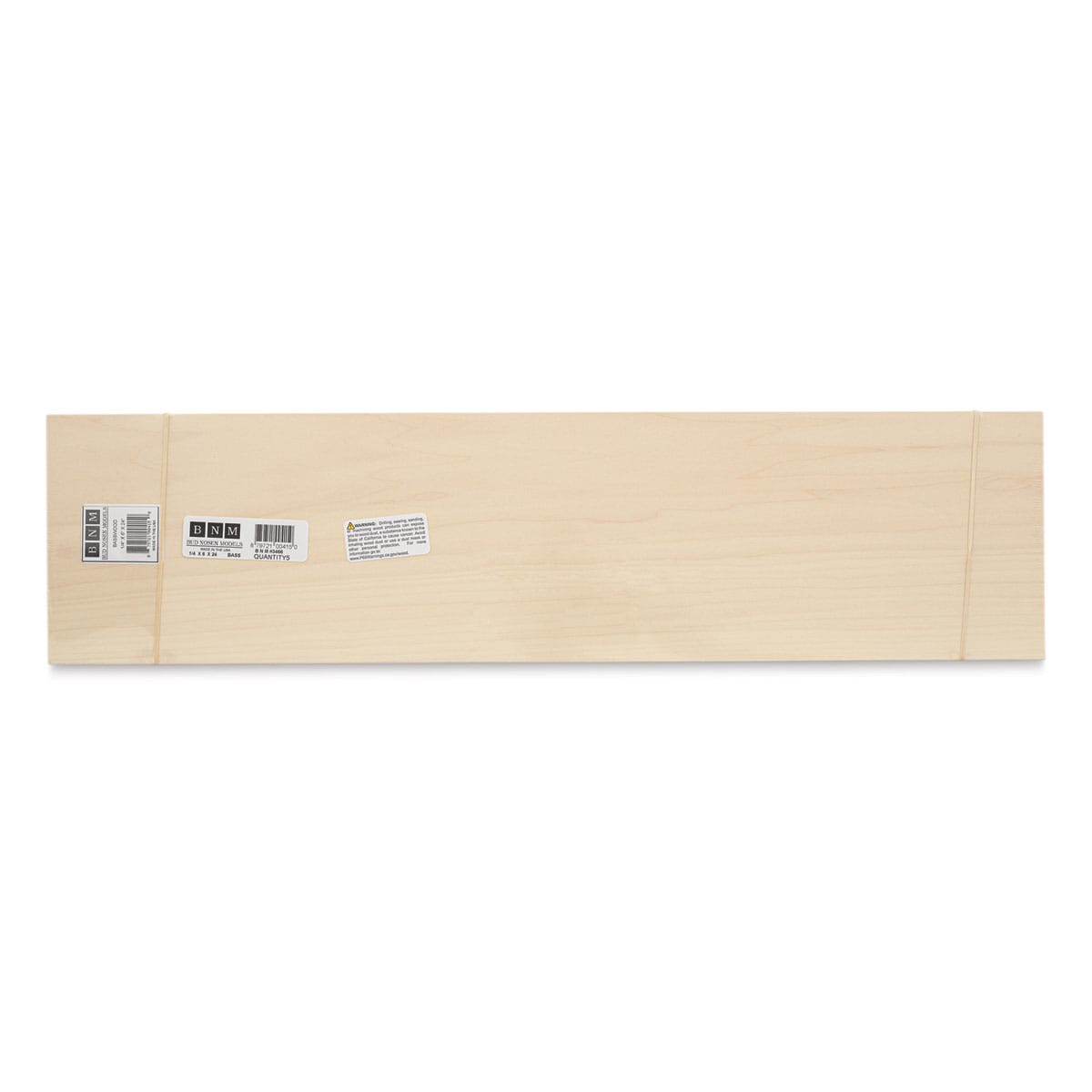 Bud Nosen Basswood Sheets - 1/4" x 6" x 24", 5 Sheets - top view