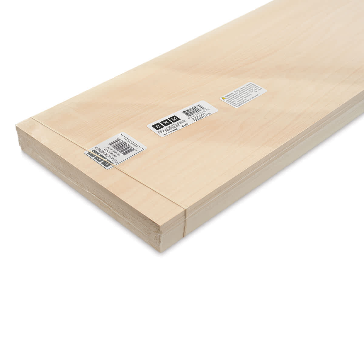 Bud Nosen Basswood Sheets - 1/4" x 8" x 24", 5 Sheets - close-up