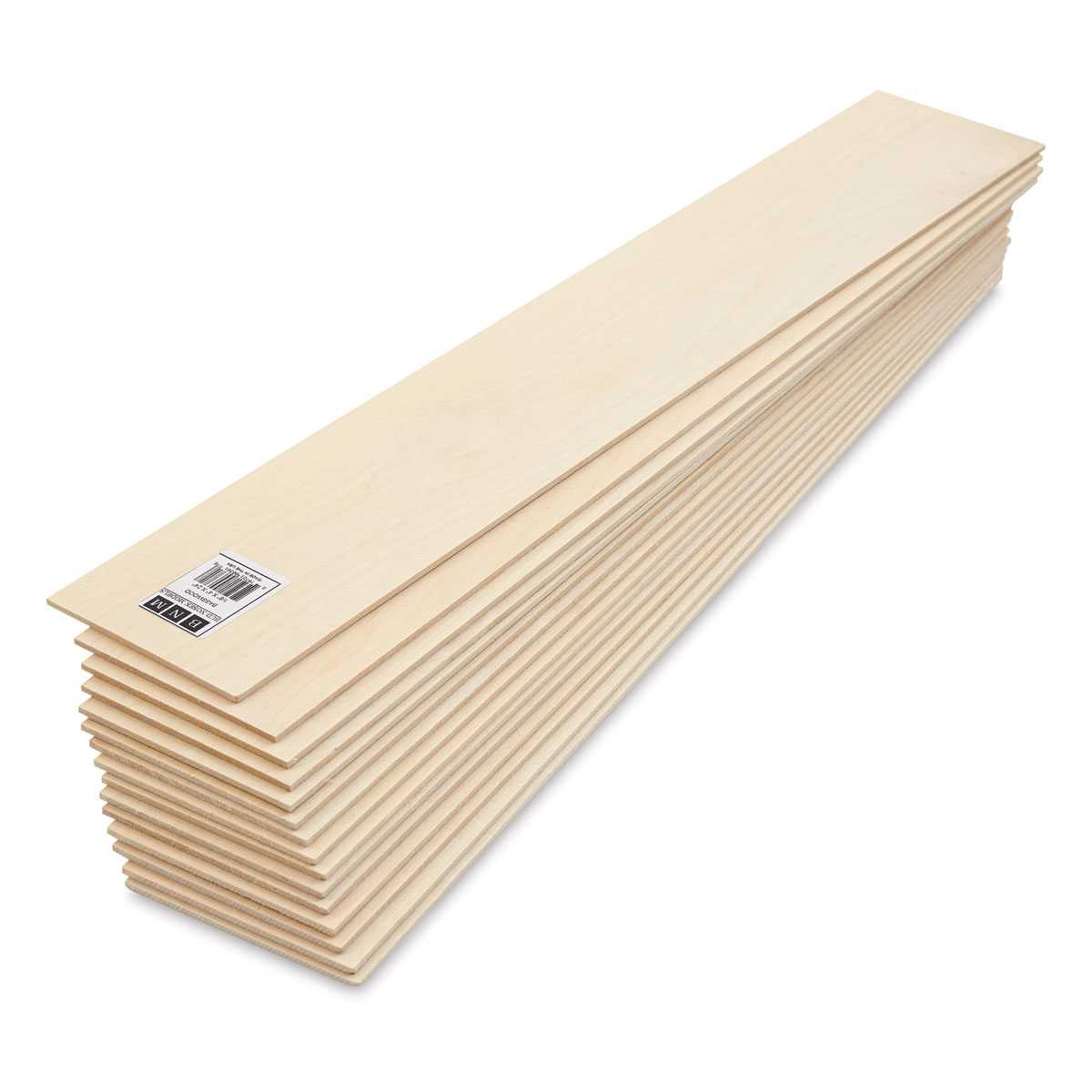 Bud Nosen Basswood Sheets - 1/8" x 4" x 24", 15 Sheets