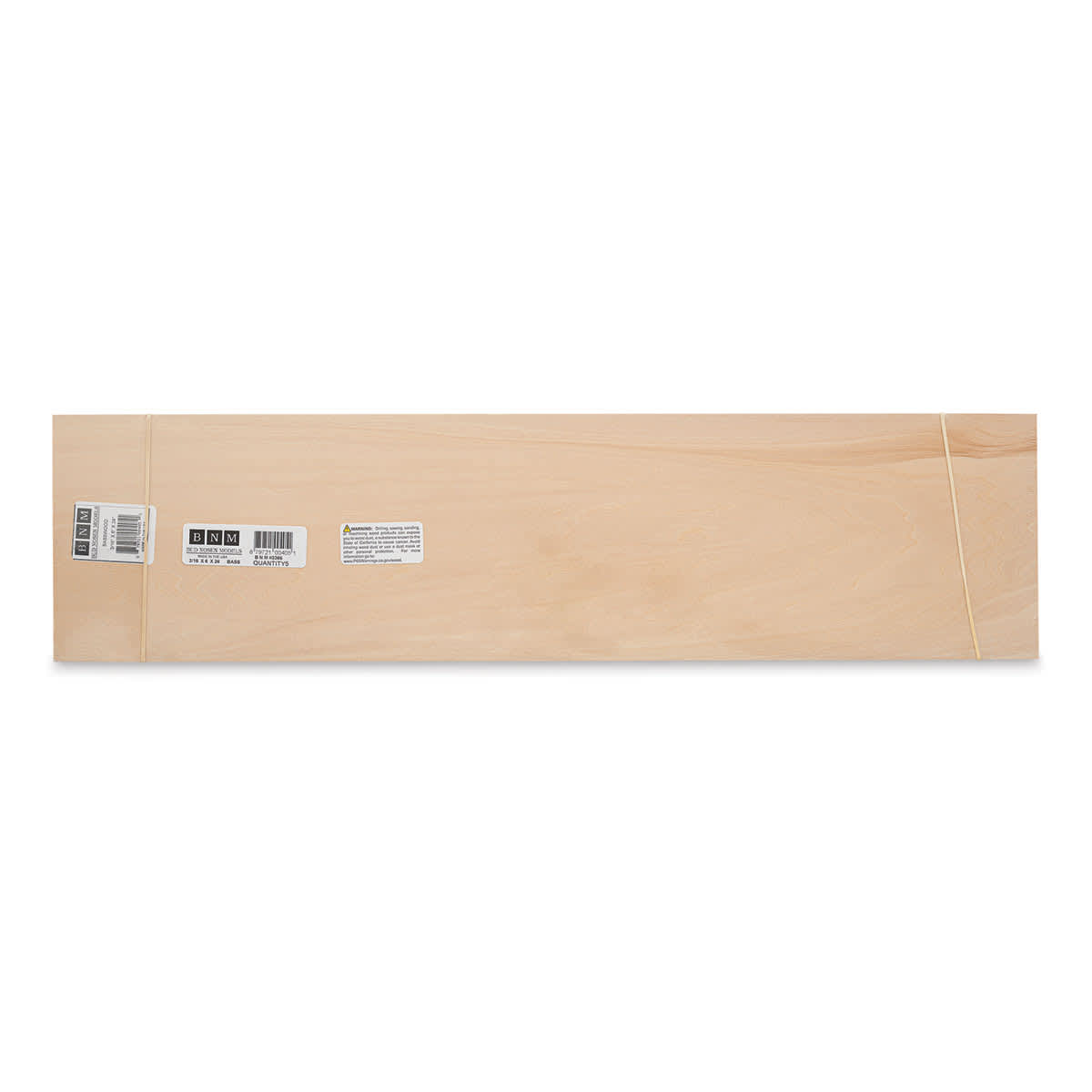 Bud Nosen Basswood Sheets - 3/16" x 6" x 24", 5 Sheets - top view