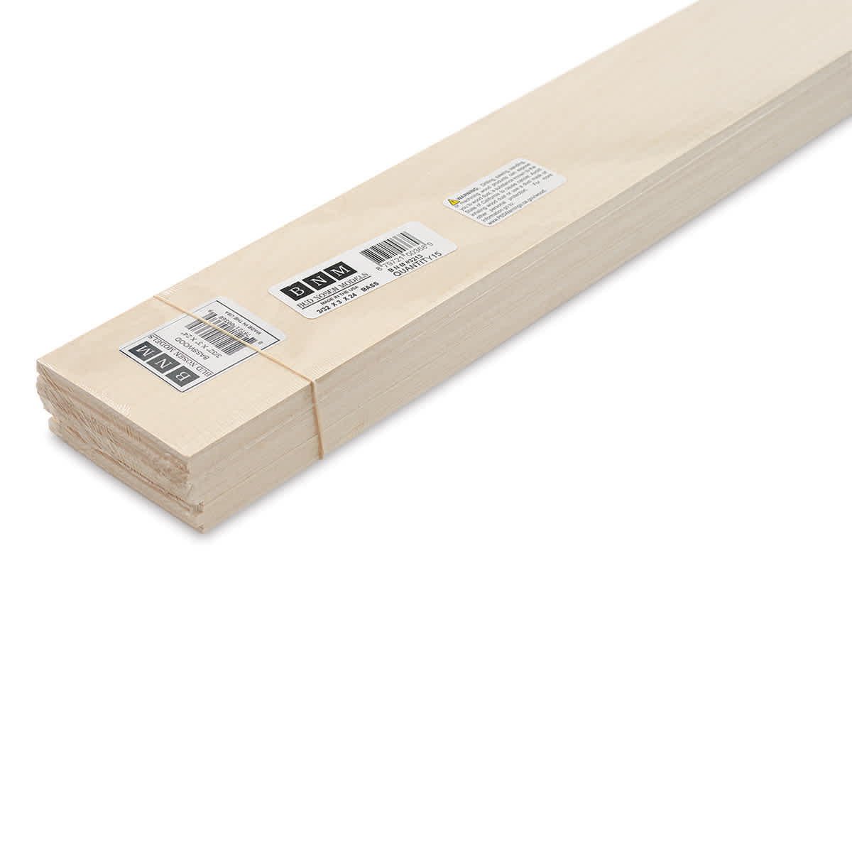 Bud Nosen Basswood Sheets - 3/32" x 3" x 24", 15 Sheets - close-up