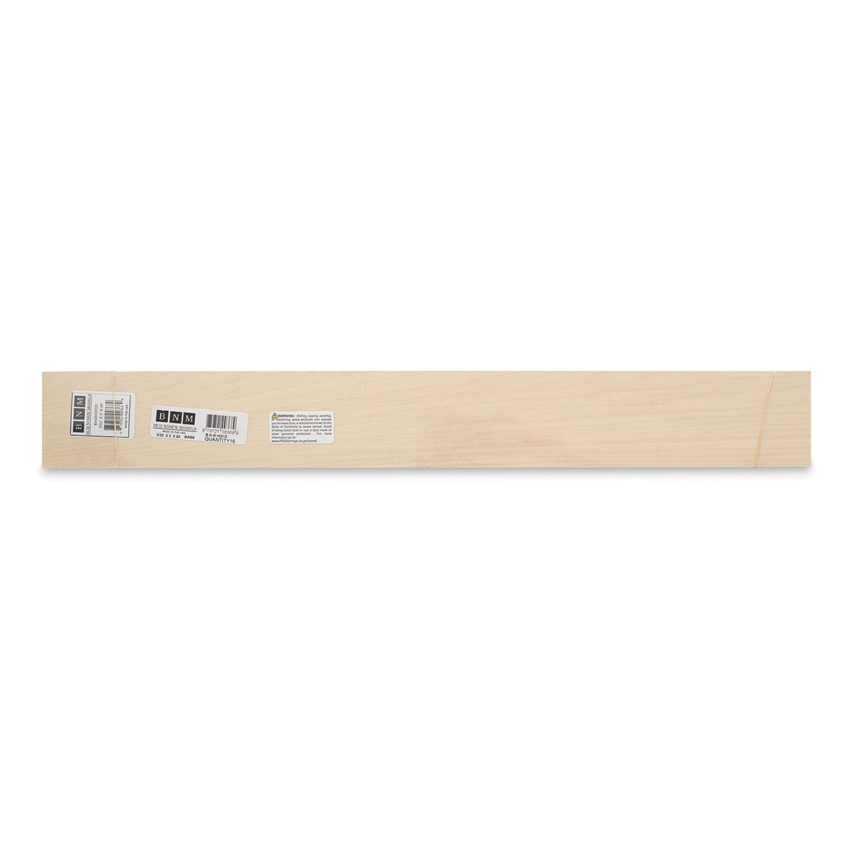 Bud Nosen Basswood Sheets - 3/32" x 3" x 24", 15 Sheets - top view