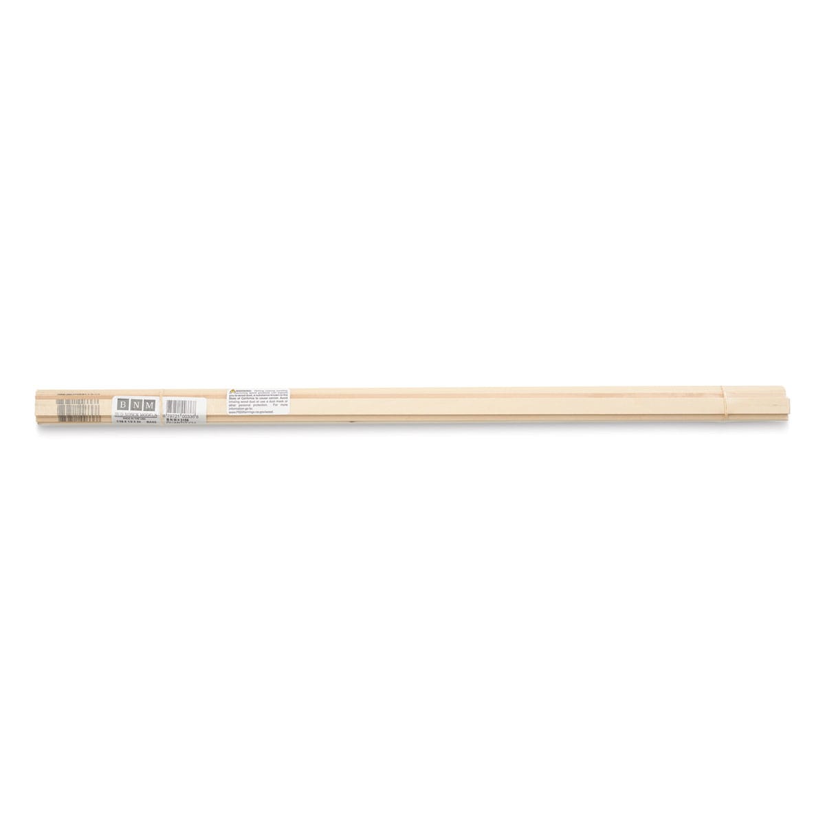 Bud Nosen Basswood Sticks - 1/16" x 1/2" x 24", 24 Sticks - top view