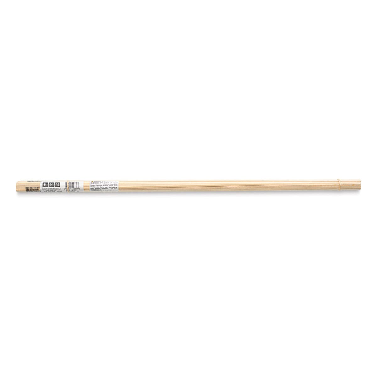 Bud Nosen Basswood Sticks - 1/16" x 1/8" x 24", 48 Sticks - top view
