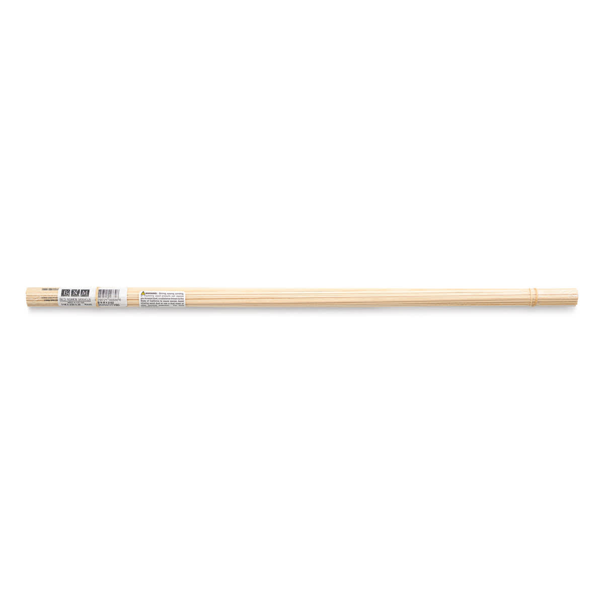 Bud Nosen Basswood Sticks - 1/16" x 3/32" x 24", 60 Sticks - top view