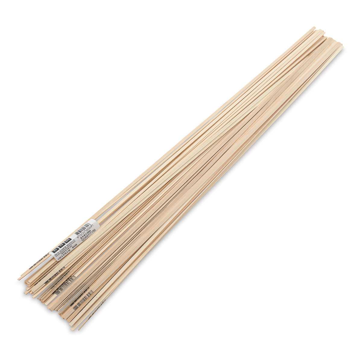 Bud Nosen Basswood Sticks - 1/32" x 3/16" x 24", 50 Sticks