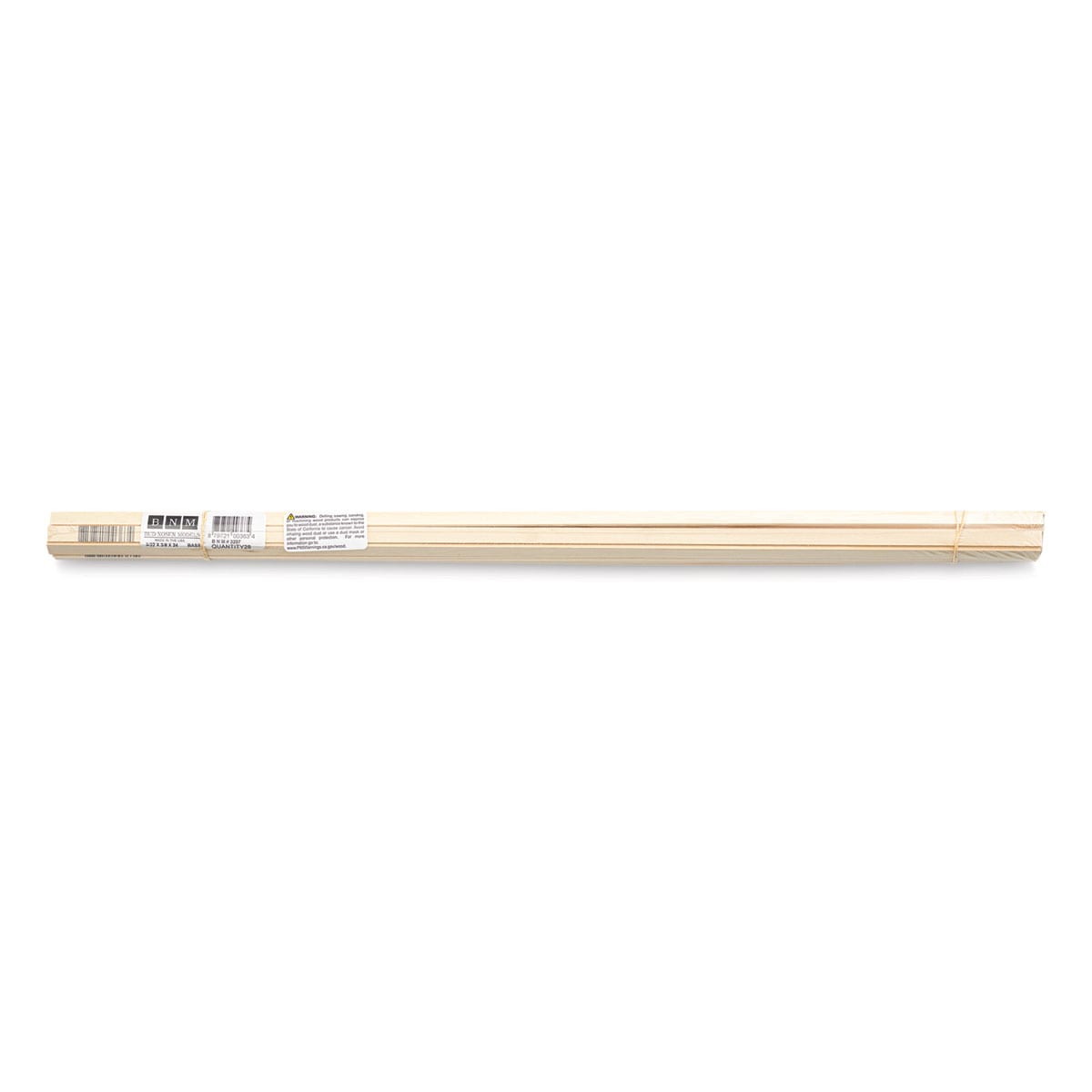 Bud Nosen Basswood Sticks - 3/32" x 3/8" x 24", 28 Sticks - top view