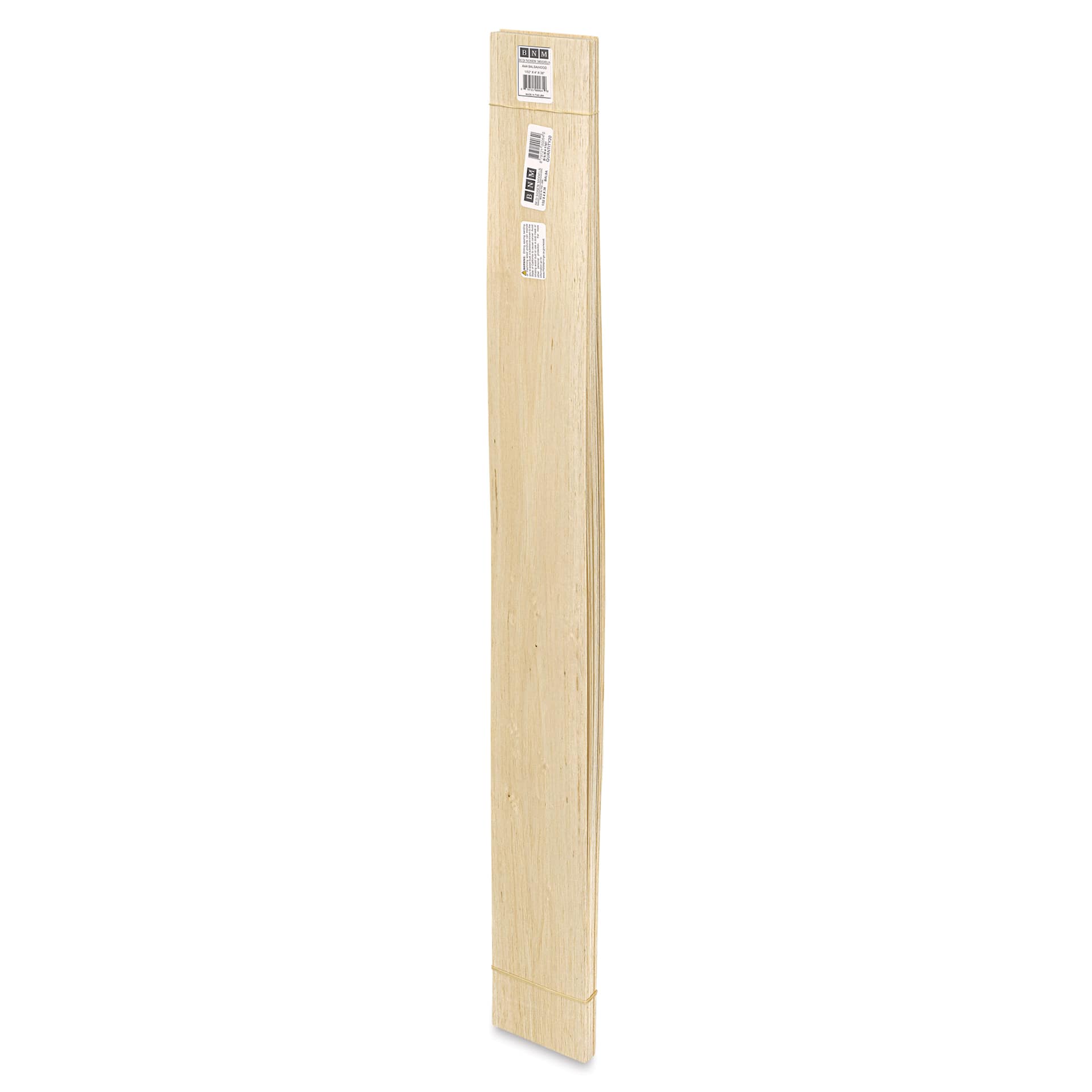 Bud Nosen Balsa Wood Sheets - 1/32" x 4" x 36", Pkg of 20 (full length)