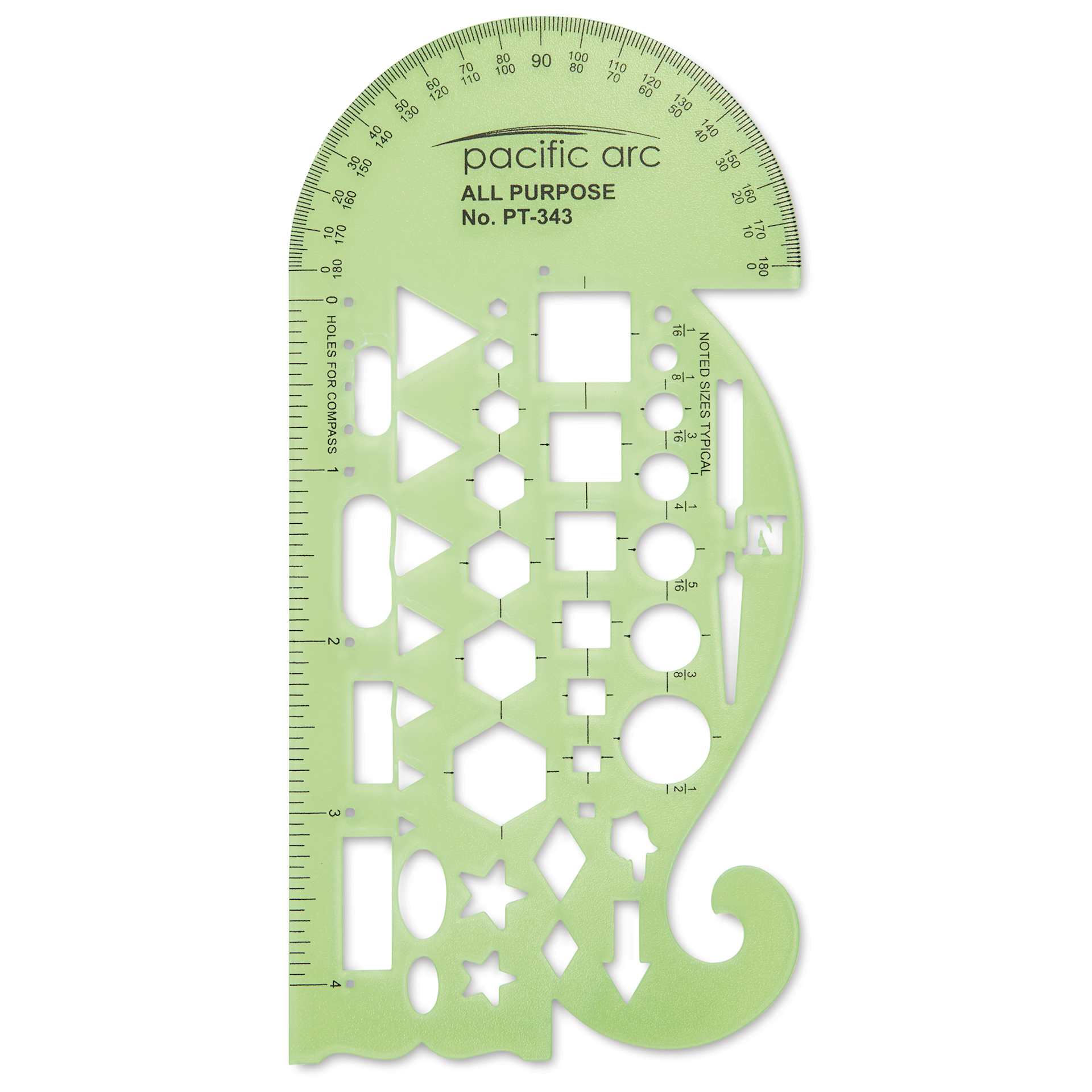 Pacific Arc All Purpose Drafting Template