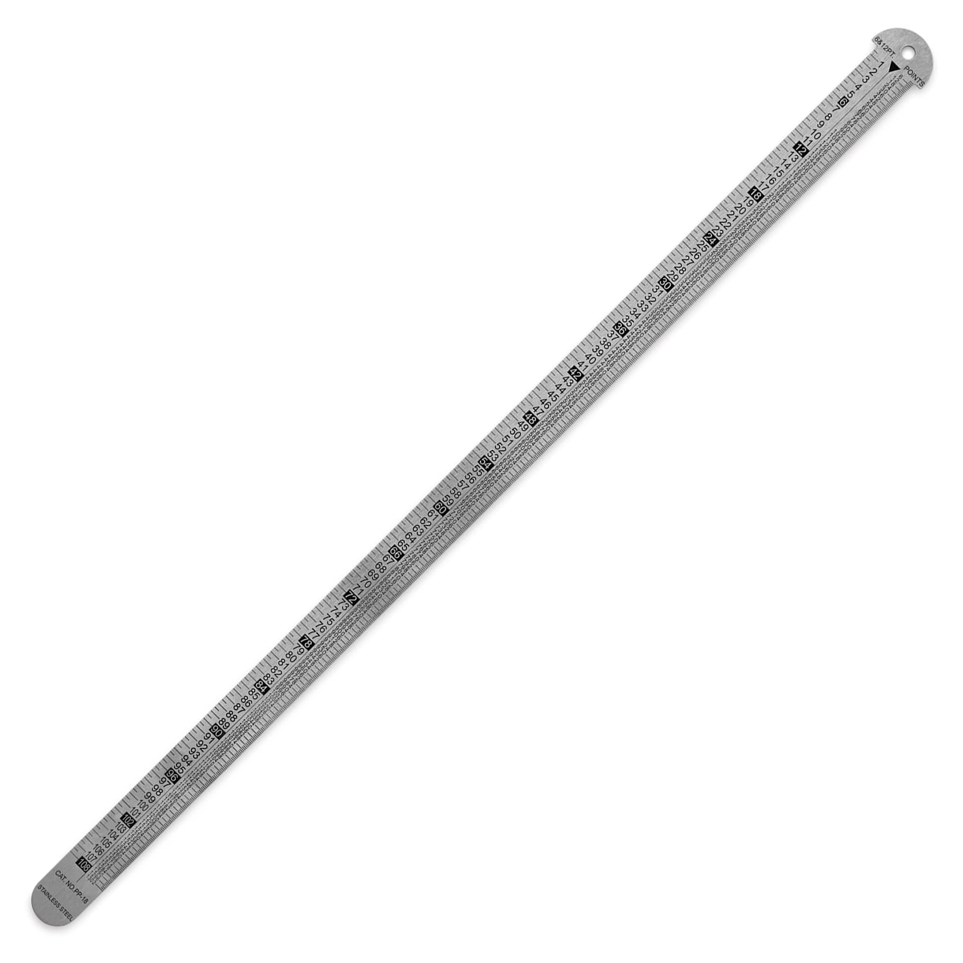 Pacific Arc Pica Pole Metal Ruler - 18"