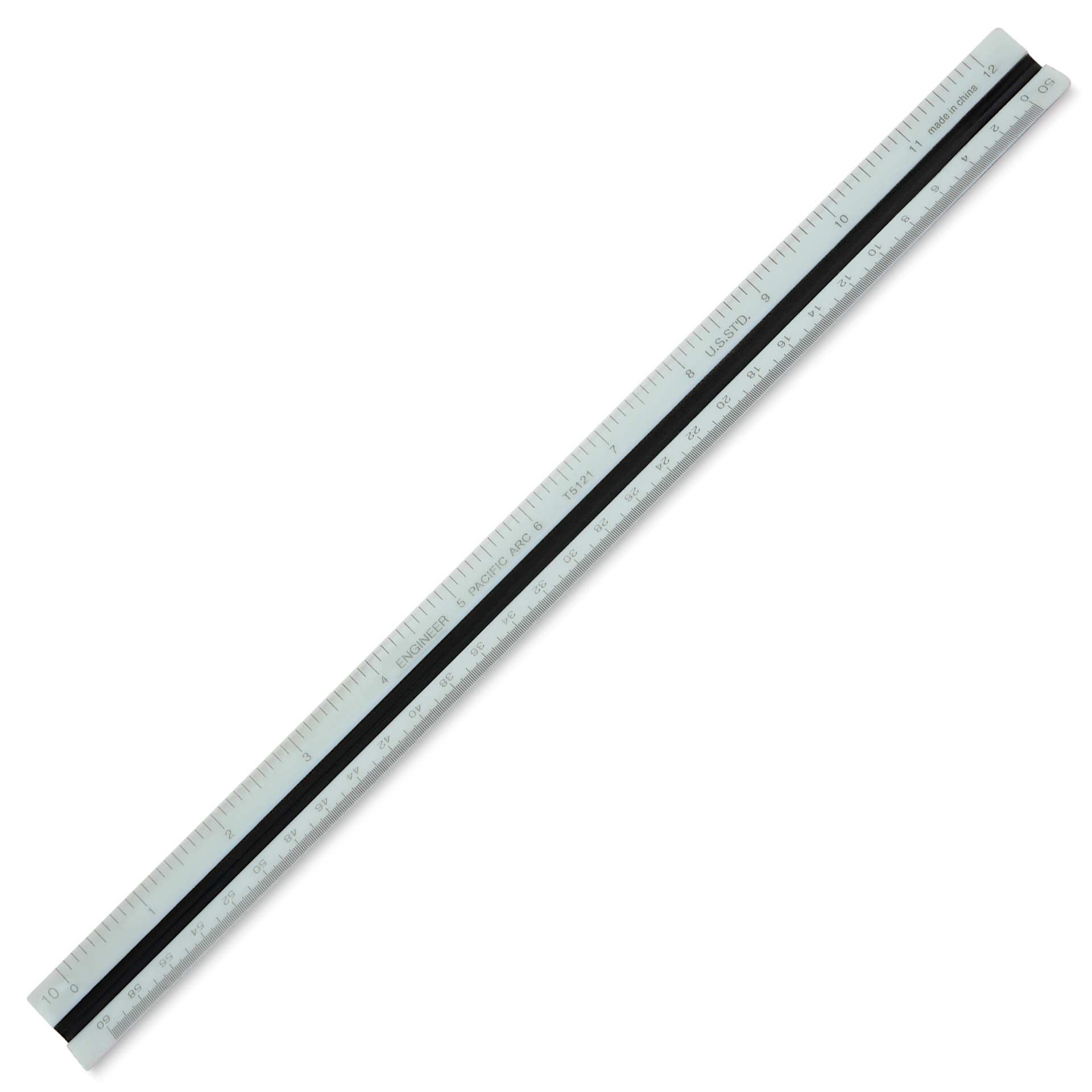 Pacific Arc Scholastic Engineer Scale - 12", white side