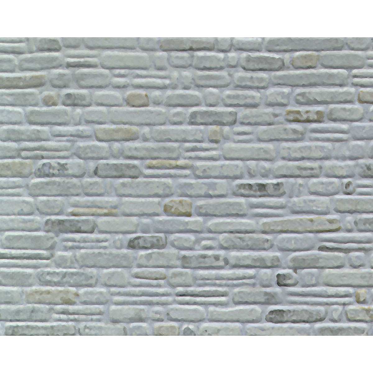 Plastruct Patterned Sheets, Random Coursed Stone, 1:48 Scale, finished example