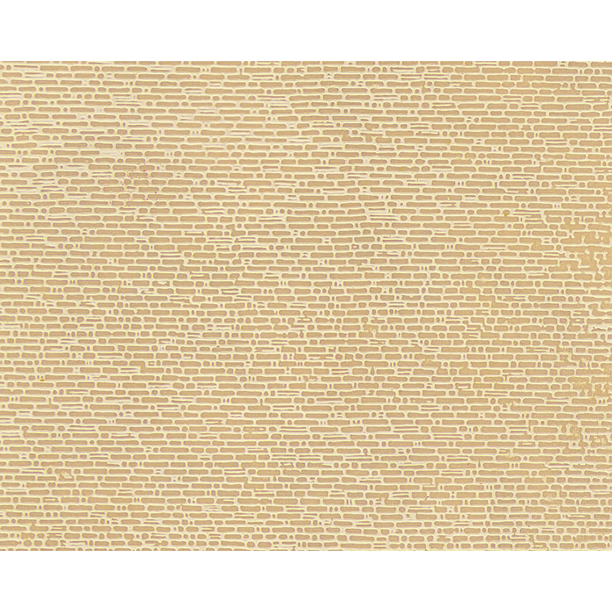 Plastruct Patterned Sheets, Random Coursed Stone, 1:200 Scale, finished example