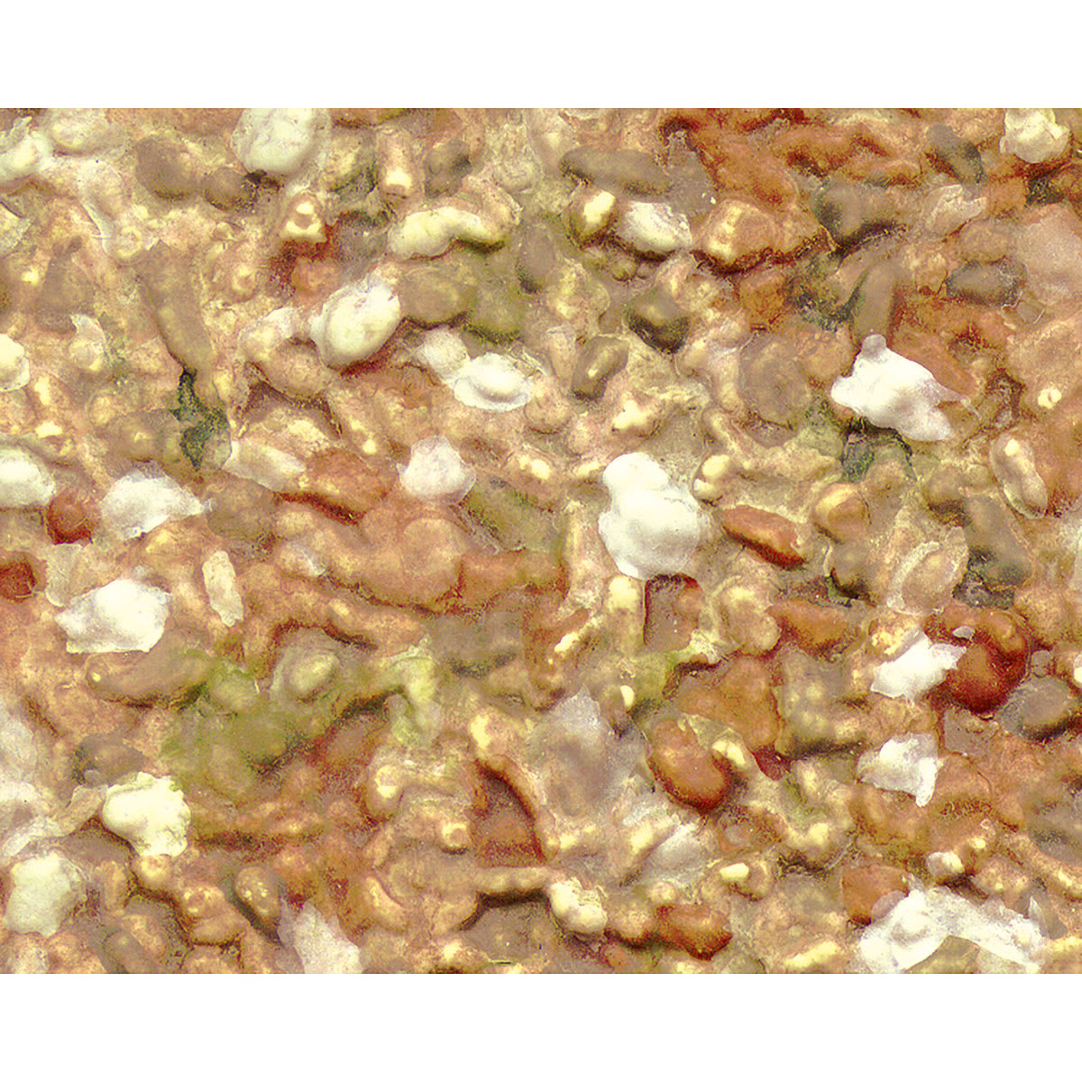 Plastruct Patterned Sheets, Rock Embankment, 1:48 Scale, finished example