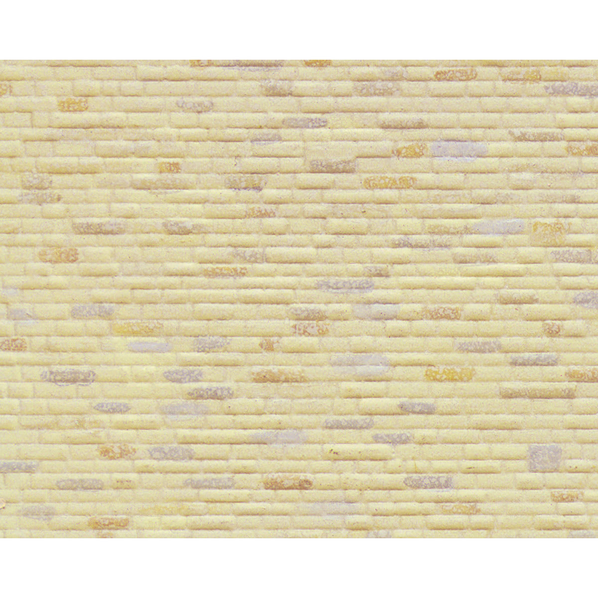 Plastruct Patterned Sheets, Dressed Stone, 1:100 Scale, finished example