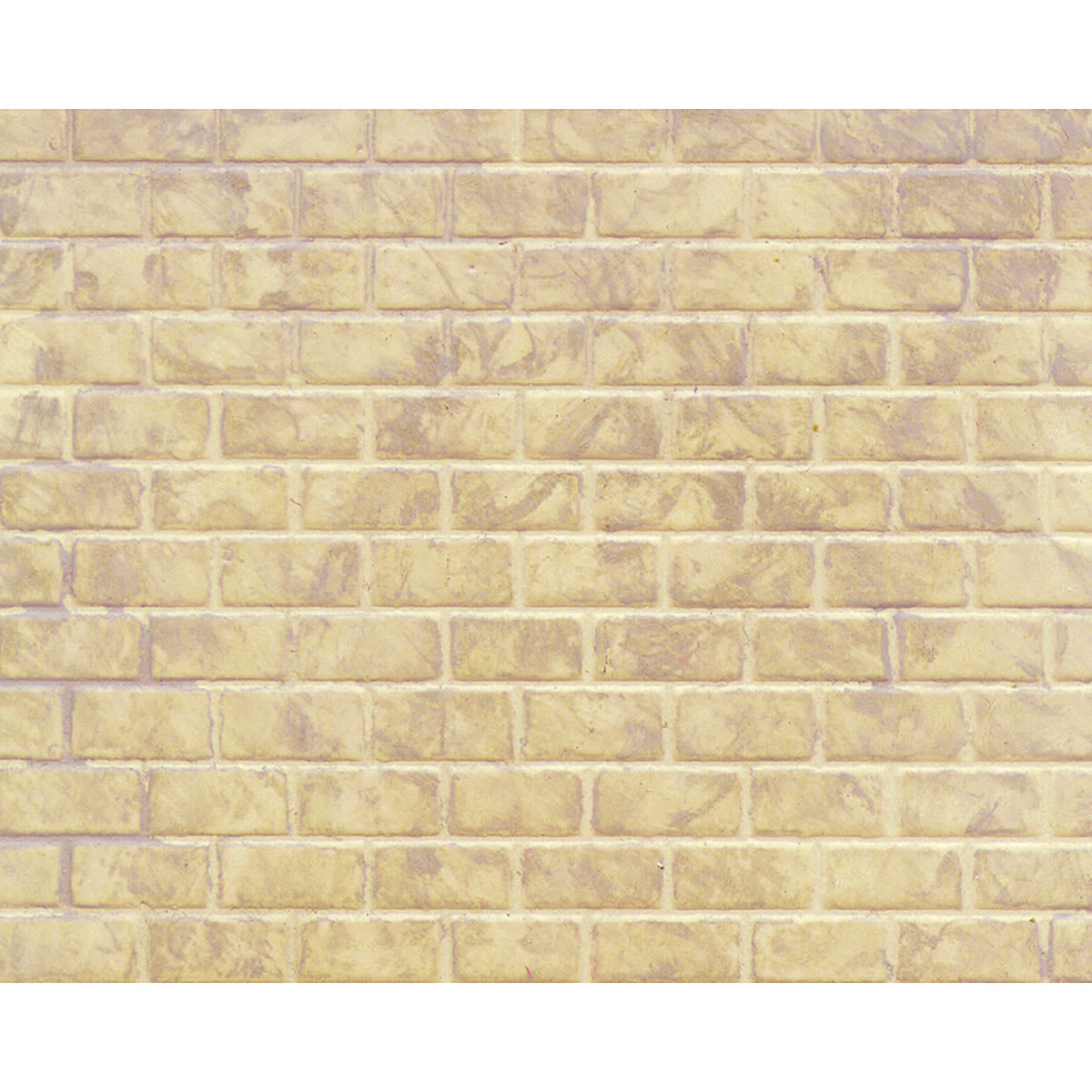 Plastruct Patterned Sheets, Cement Block, 1:48 Scale, finished example