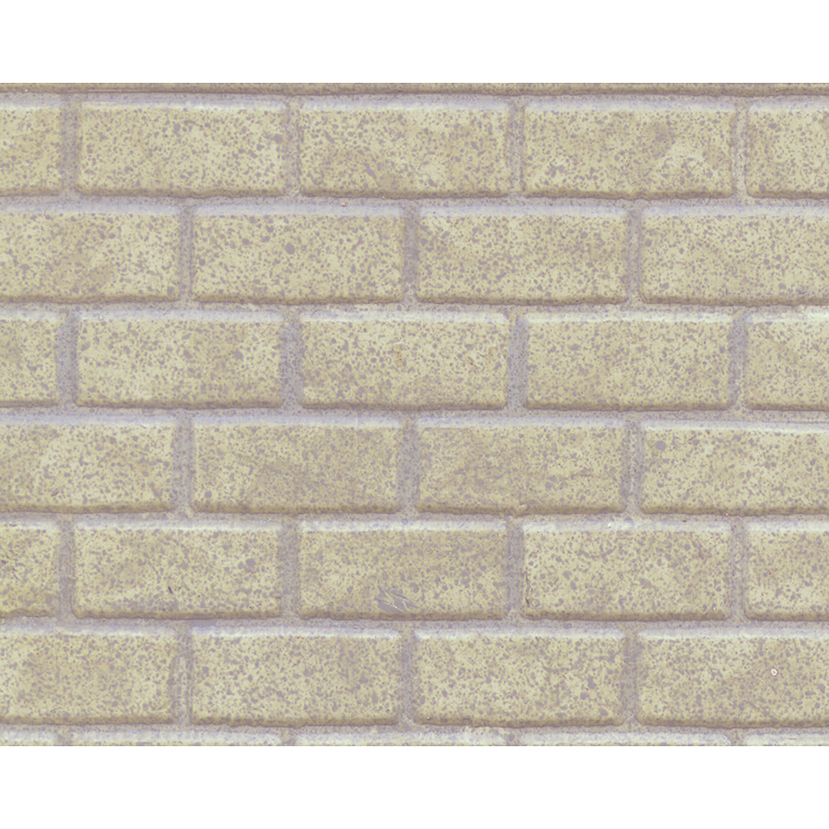 Plastruct Patterned Sheets, Cement Block, 1:24 Scale, finished example