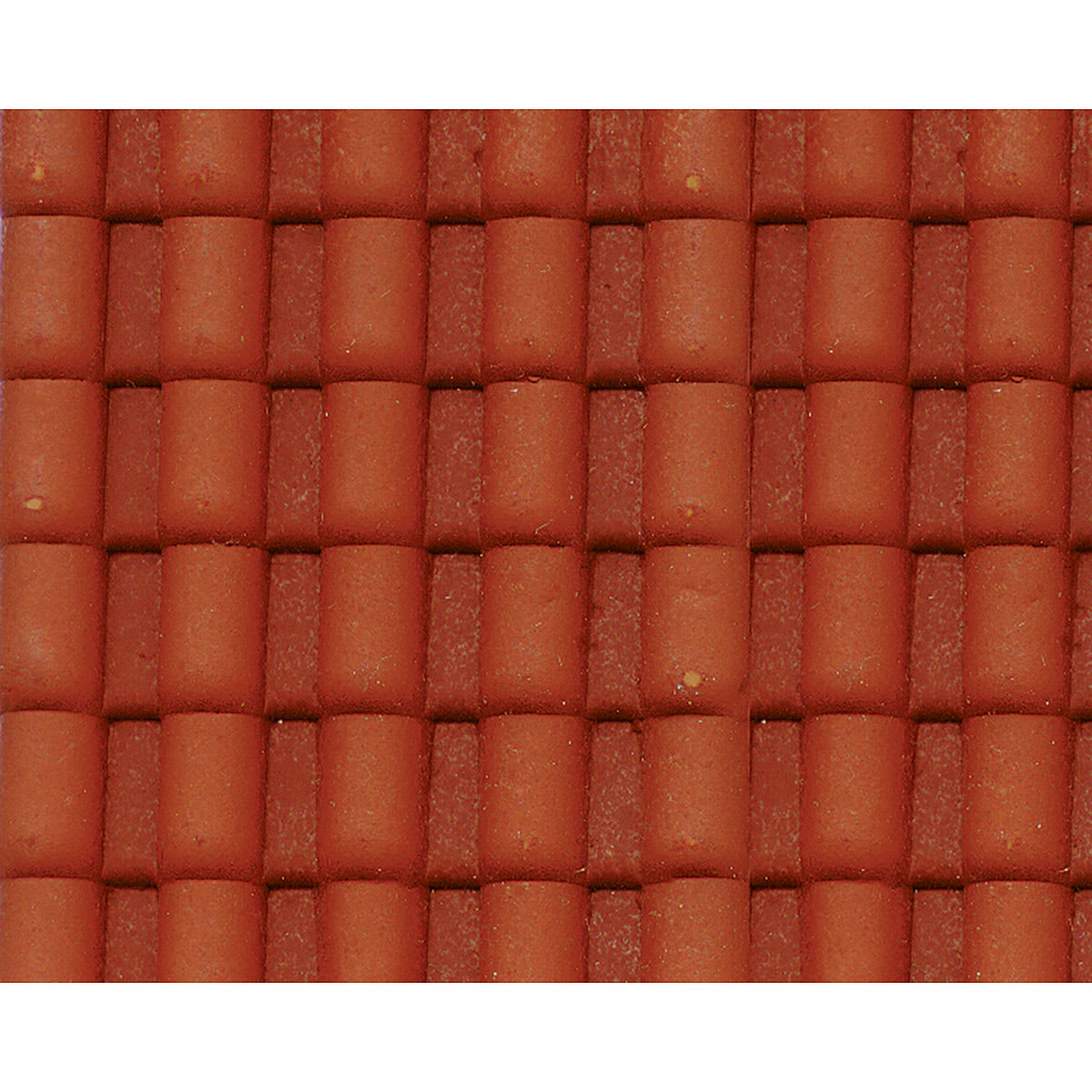 Plastruct Patterned Sheets, Spanish Tile, 1:24 Scale, finished example