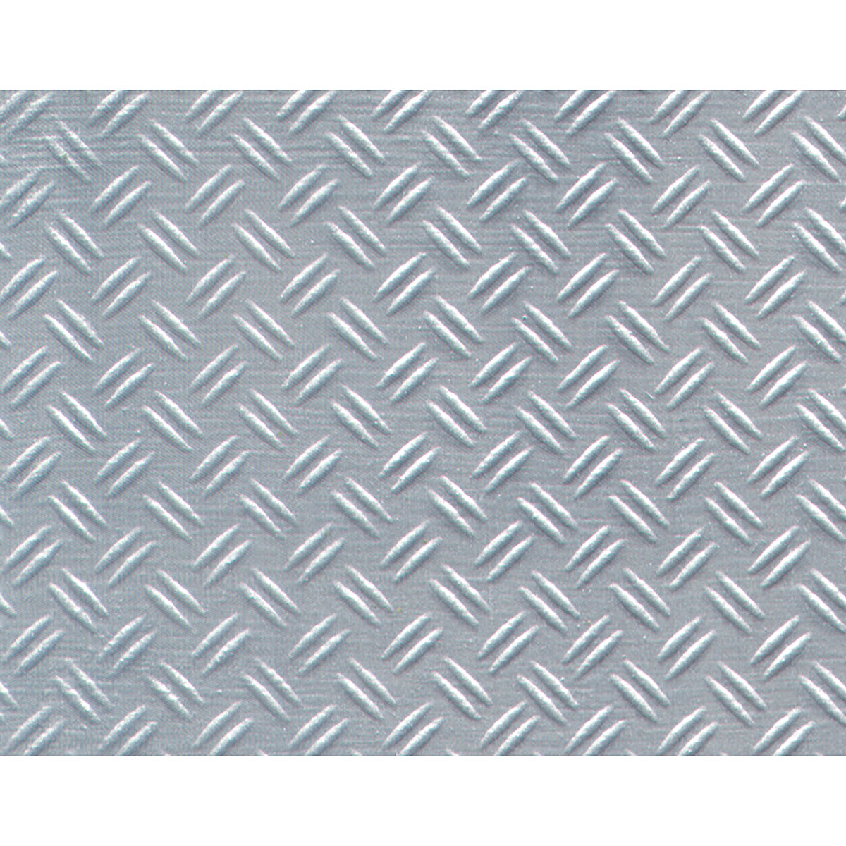 Plastruct Patterned Sheets, Double Diamond Plate, 1:16 Scale, finished example