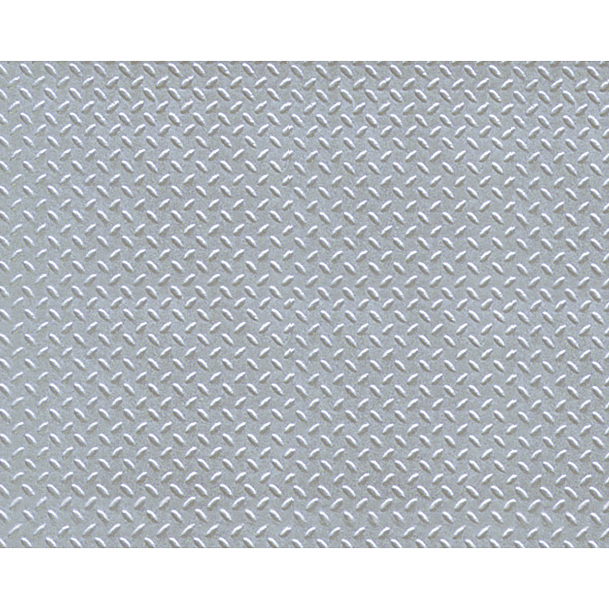 Plastruct Patterned Sheets, Diamond Plate, 1:100 Scale, finished example