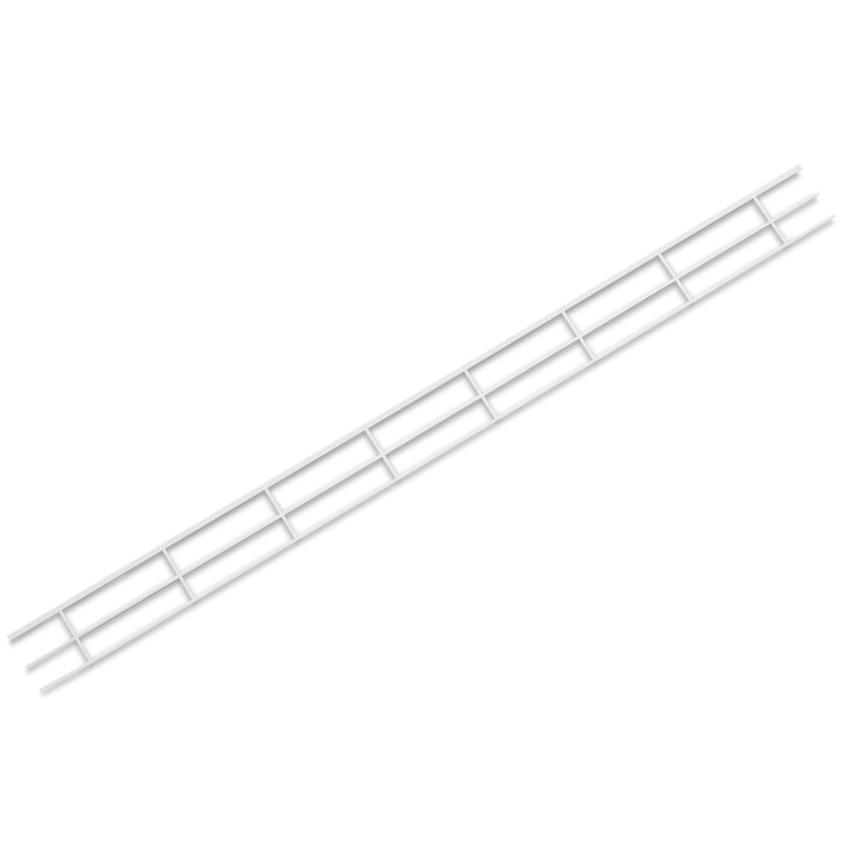 Plastruct Styrene Structural Hand Rails - 1:24 Scale, 1-3/4'' H x 3'' W x 24'' L