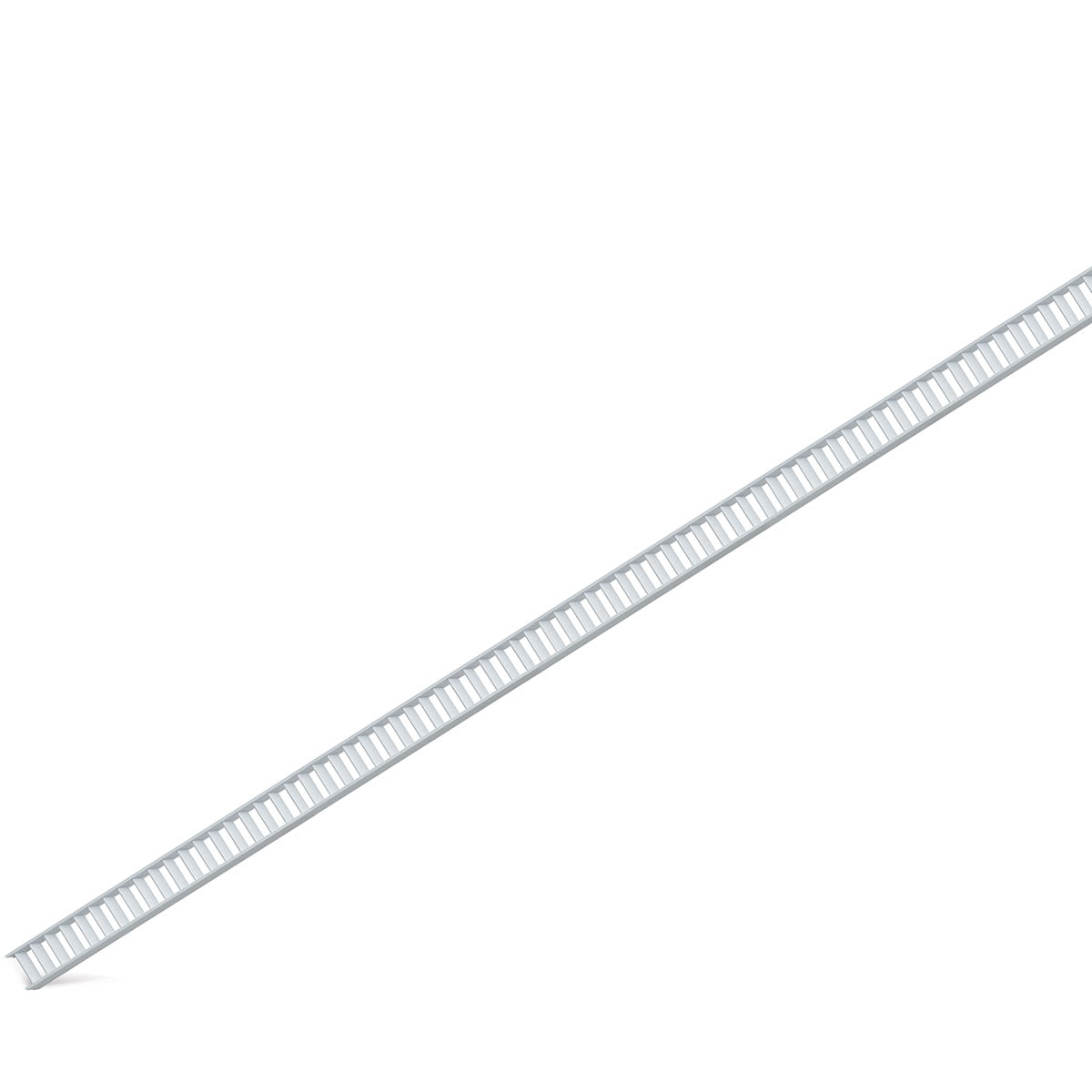 Plastruct Styrene Structural Stairs - Pkg of 2, 1:200 Scale, 3/32'' H x 7/32'' W x 3'' L