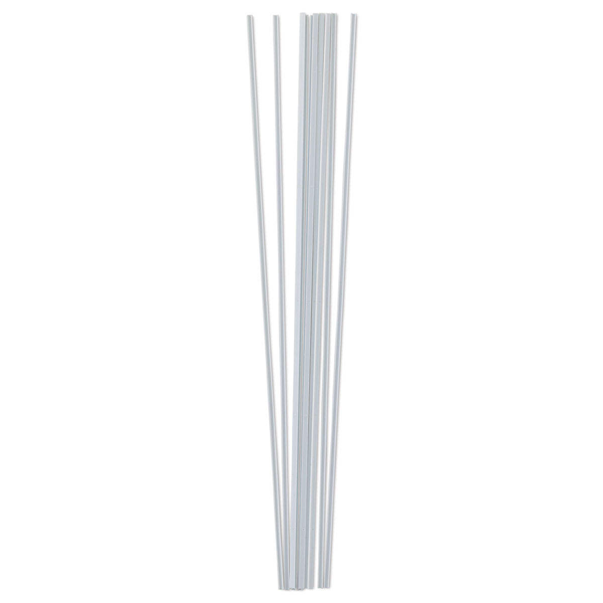 Plastruct Styrene Structural Channels - Pkg of 10, 3/32'' H x 1/25'' W x 10'' L (out of package)