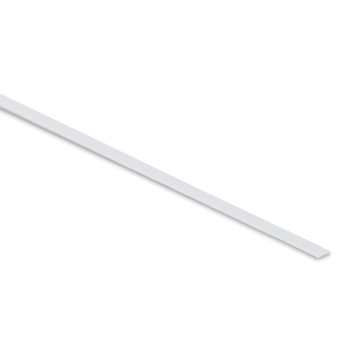 Plastruct Plastic Strip - 0.01" H × 0.08" W × 10" L - close-up