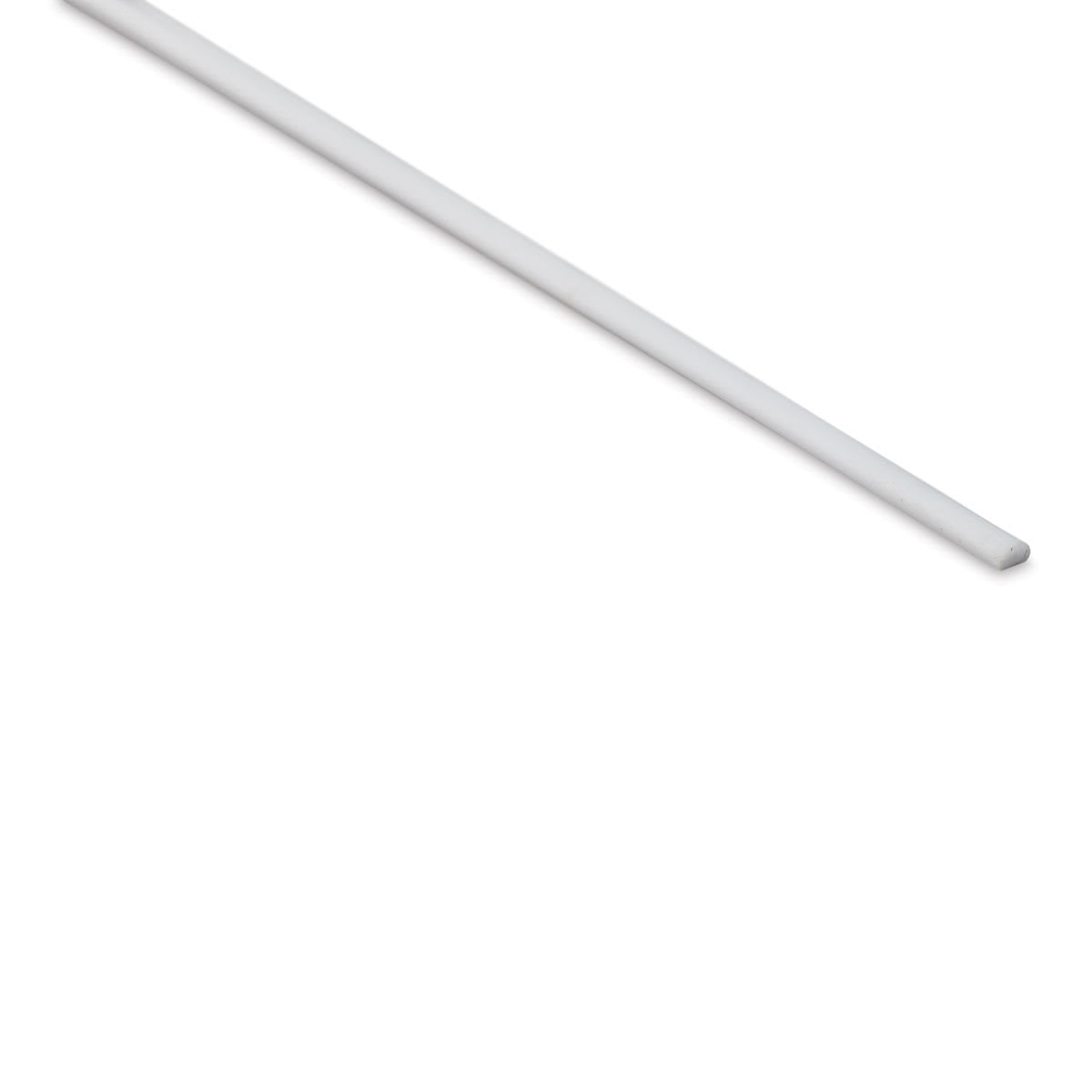 Plastruct Plastic Half-Round Rod - 0.04" Dia × 0.02" H × 10" L - close-up