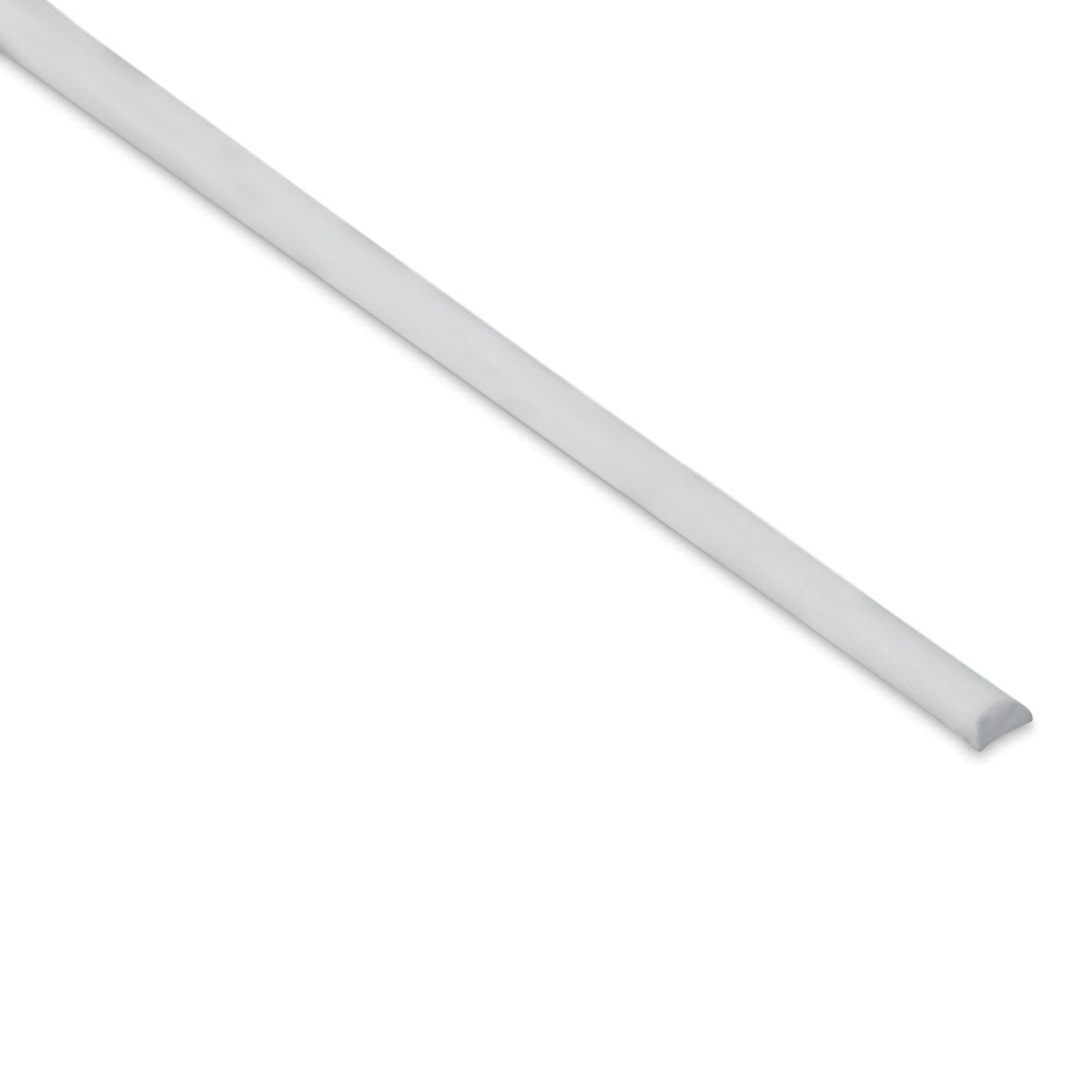 Plastruct Plastic Half-Round Rod - 0.06" Dia × 0.03" H × 10" L - close-up