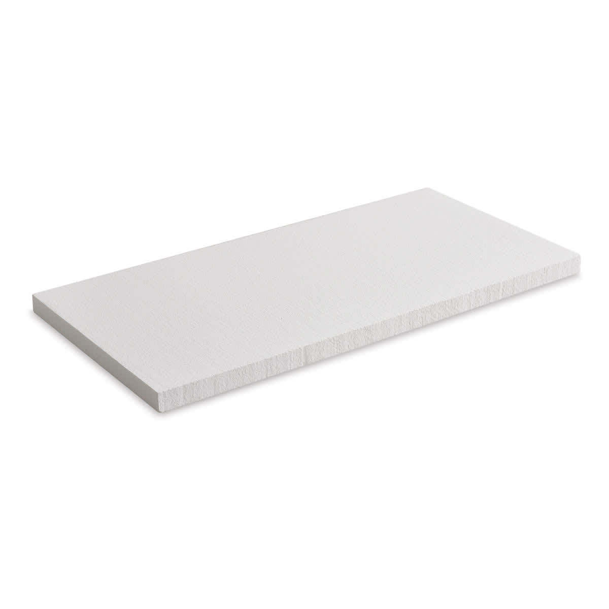 Plastruct Polystyrene Foam - Angled view of 12" x 24" x 1" piece of foam