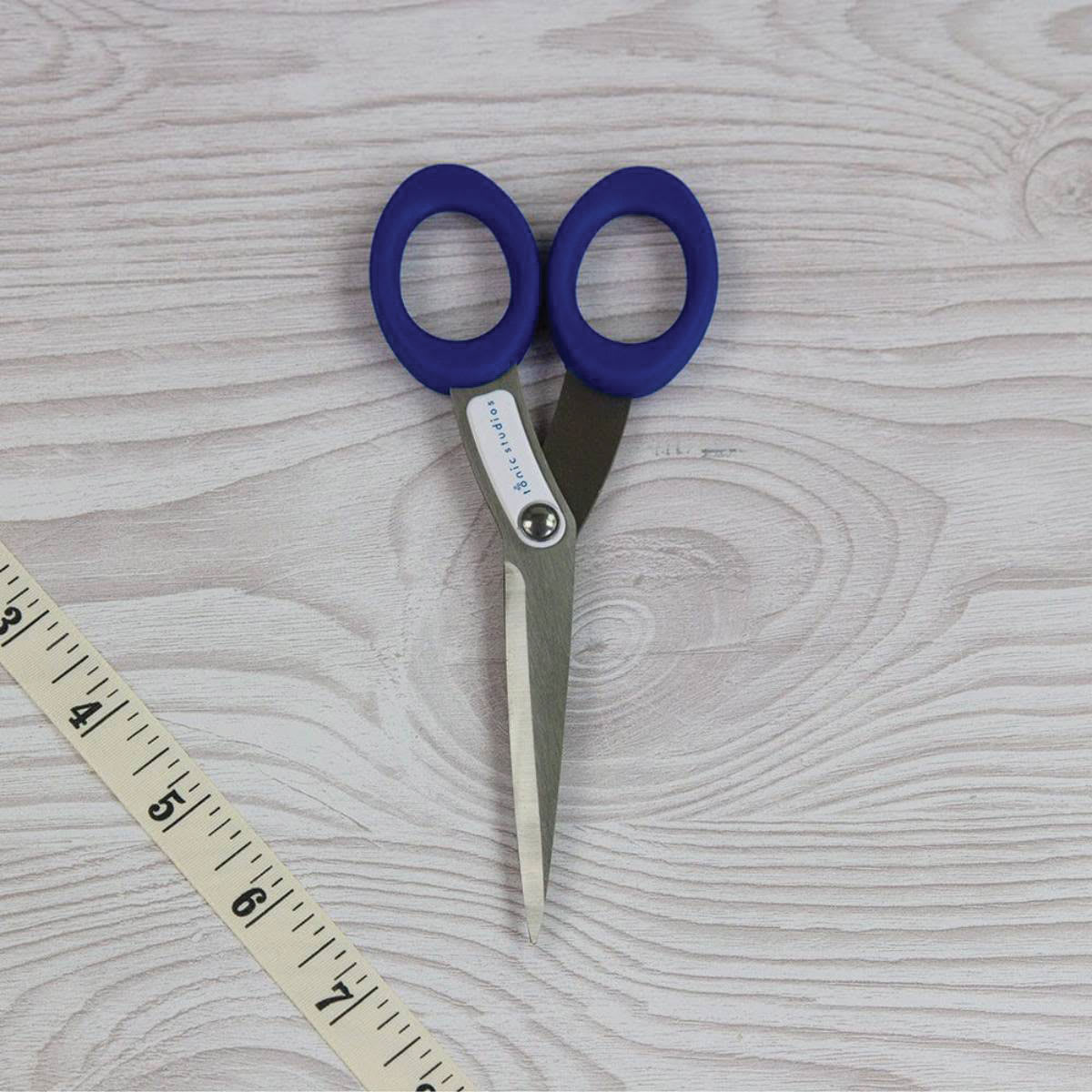 Tonic Studios ProCut General Purpose Scissors - 6-1/2", 2" Cut beside measuring tape