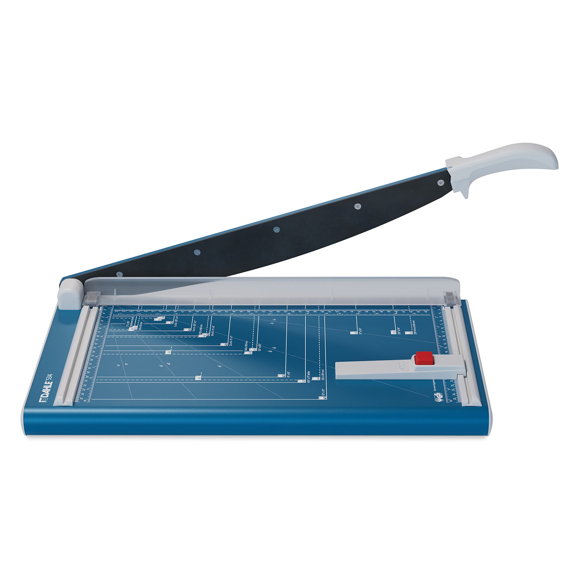 Dahle Professional Series Guillotine Paper Trimmer - 18" Cutting Length, 22-3/4" x 11-1/4" - side view