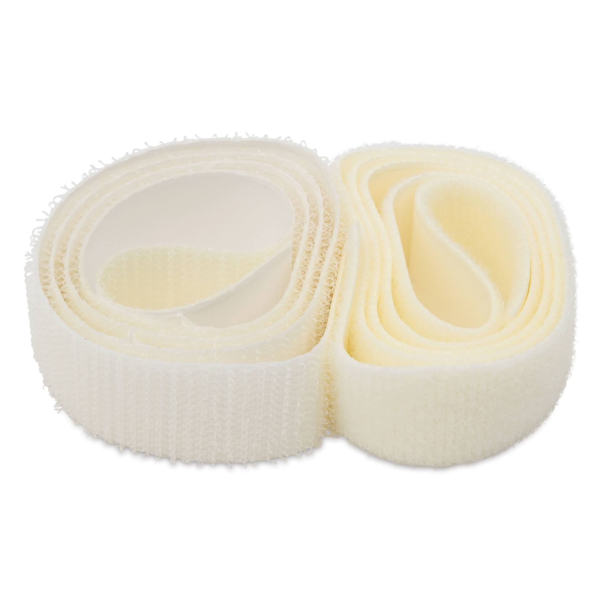 Velcro Brand Sticky Back for Fabrics Tape - White, 3/4" x 24", Rolls on side