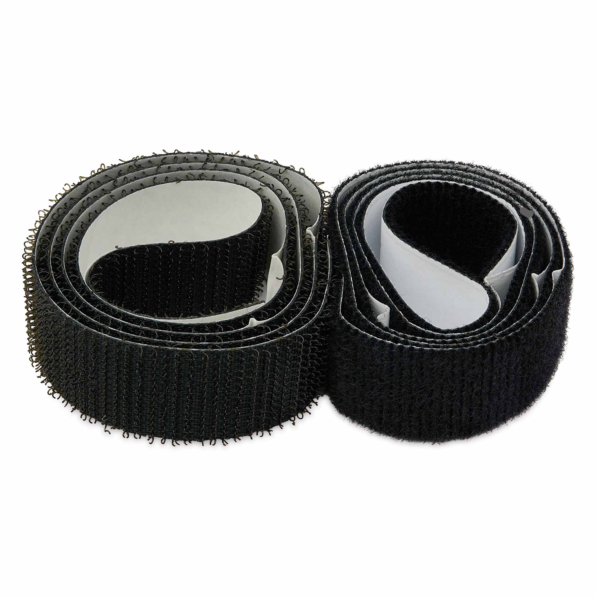 Velcro Brand Sticky Back for Fabrics Tape - Black, 3/4" x 24", Rolls on sides