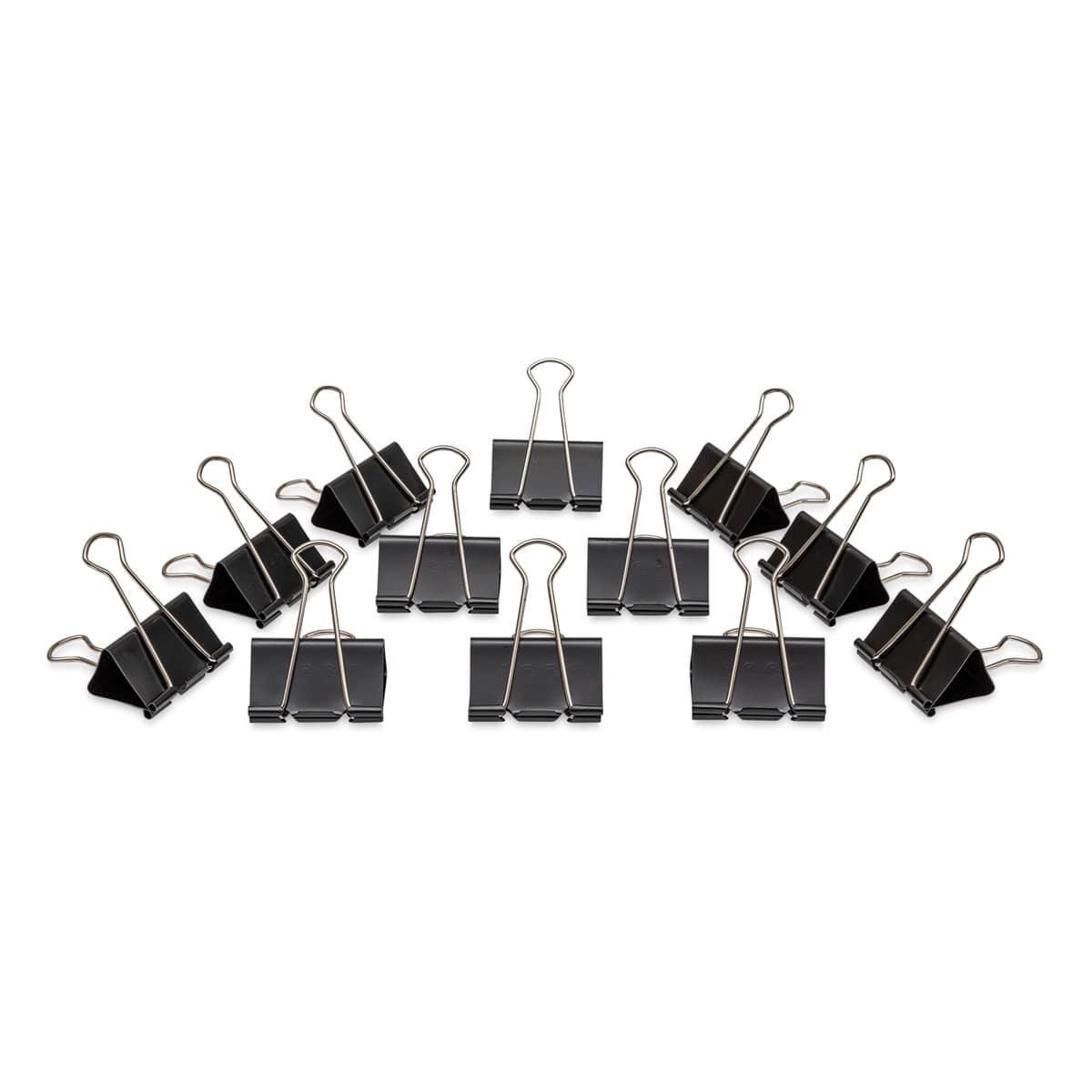 Acco Binder Clip - Large, 2", Box of 12 - contents laid out
