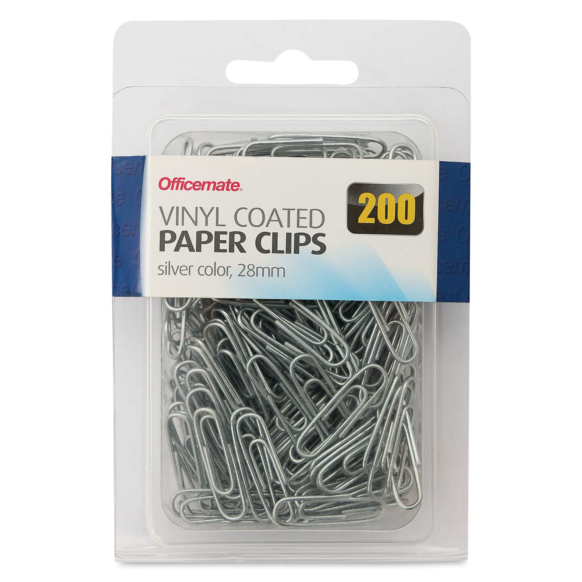 Officemate Paper Clips - Pkg of 200, Silver, No. 2 Paper Clips front of packaging