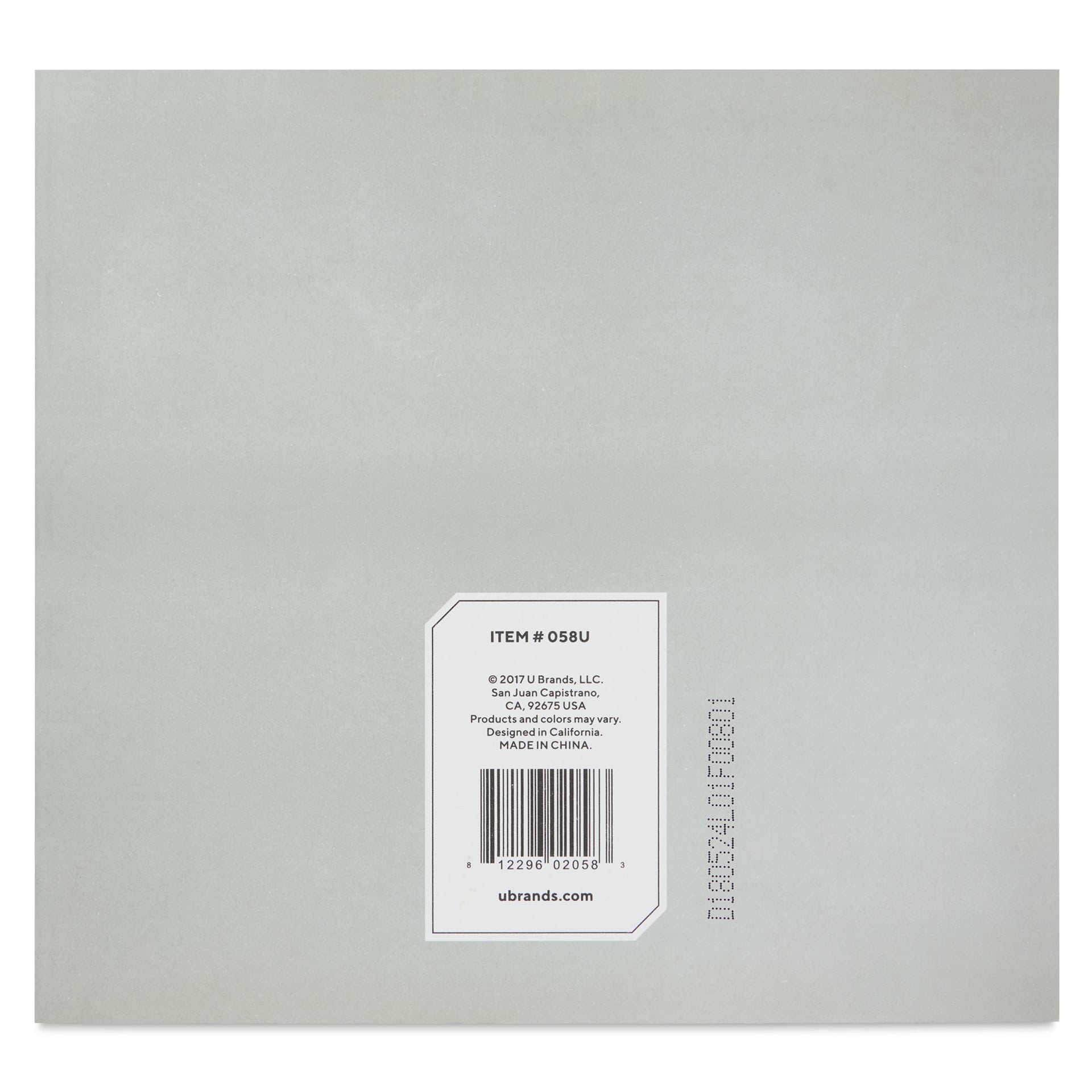 U Brands Modern Office Kit - Pkg of 43, back of the packaging