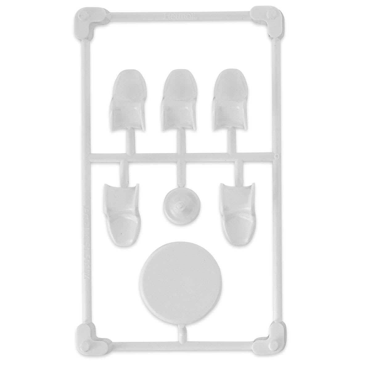 Schulcz Scale Model Furniture - Panton Chairs and Table, Pkg of 6, 1:50, 1/4" (product out of package)