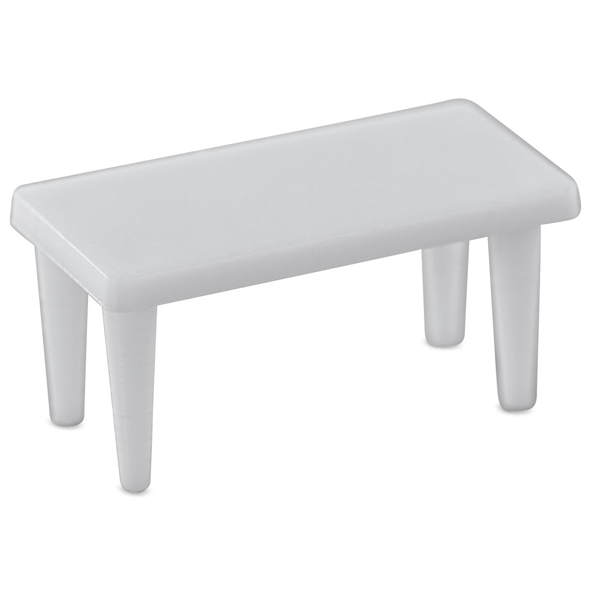 Schulcz Scale Model Furniture - Rectangular Tables, Pkg of 10, 1:100, 1/8" (close up of individual table)