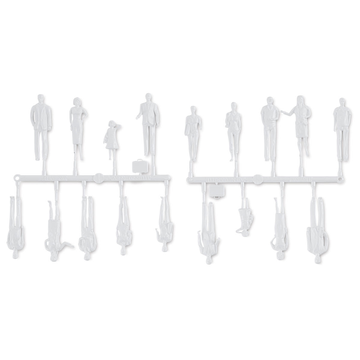 Schulcz Scale Model Figures - Hermoli Standing, Pkg of 18, 1:50, 1/4" (product out of package)